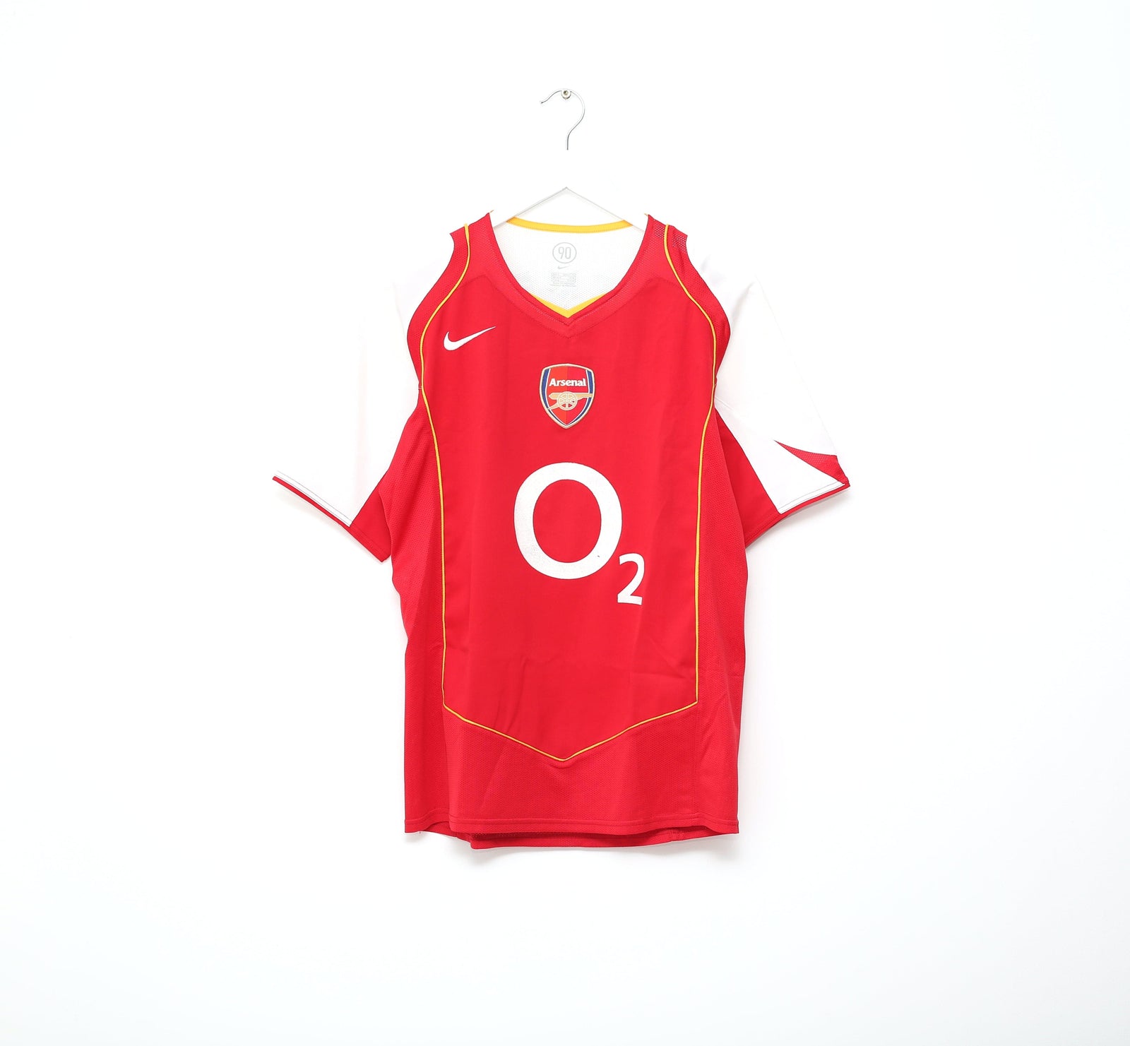 2004/05 HENRY #14 Arsenal Vintage Nike Home Football Shirt Jersey (S)