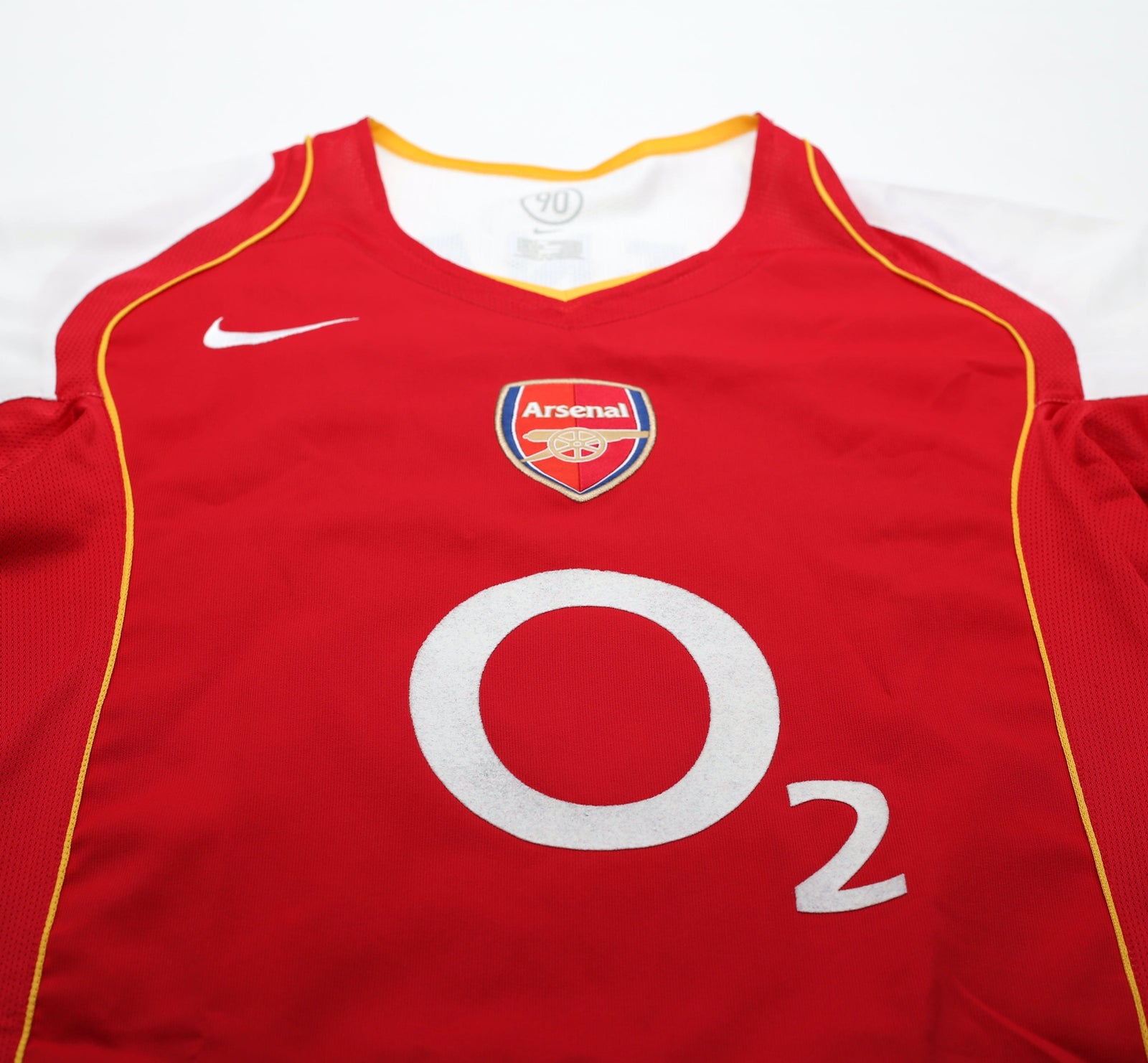 2004/05 HENRY #14 Arsenal Vintage Nike Home Football Shirt Jersey (S)