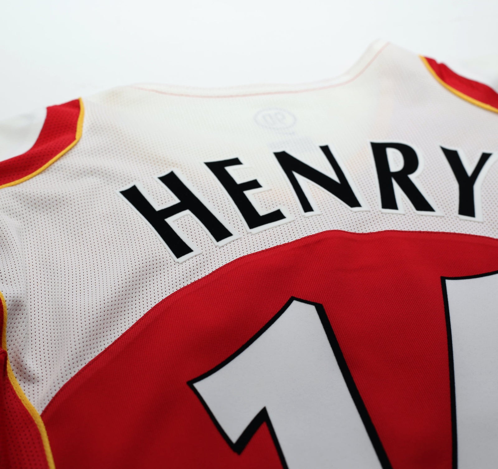 2004/05 HENRY #14 Arsenal Vintage Nike Home Football Shirt (XL)