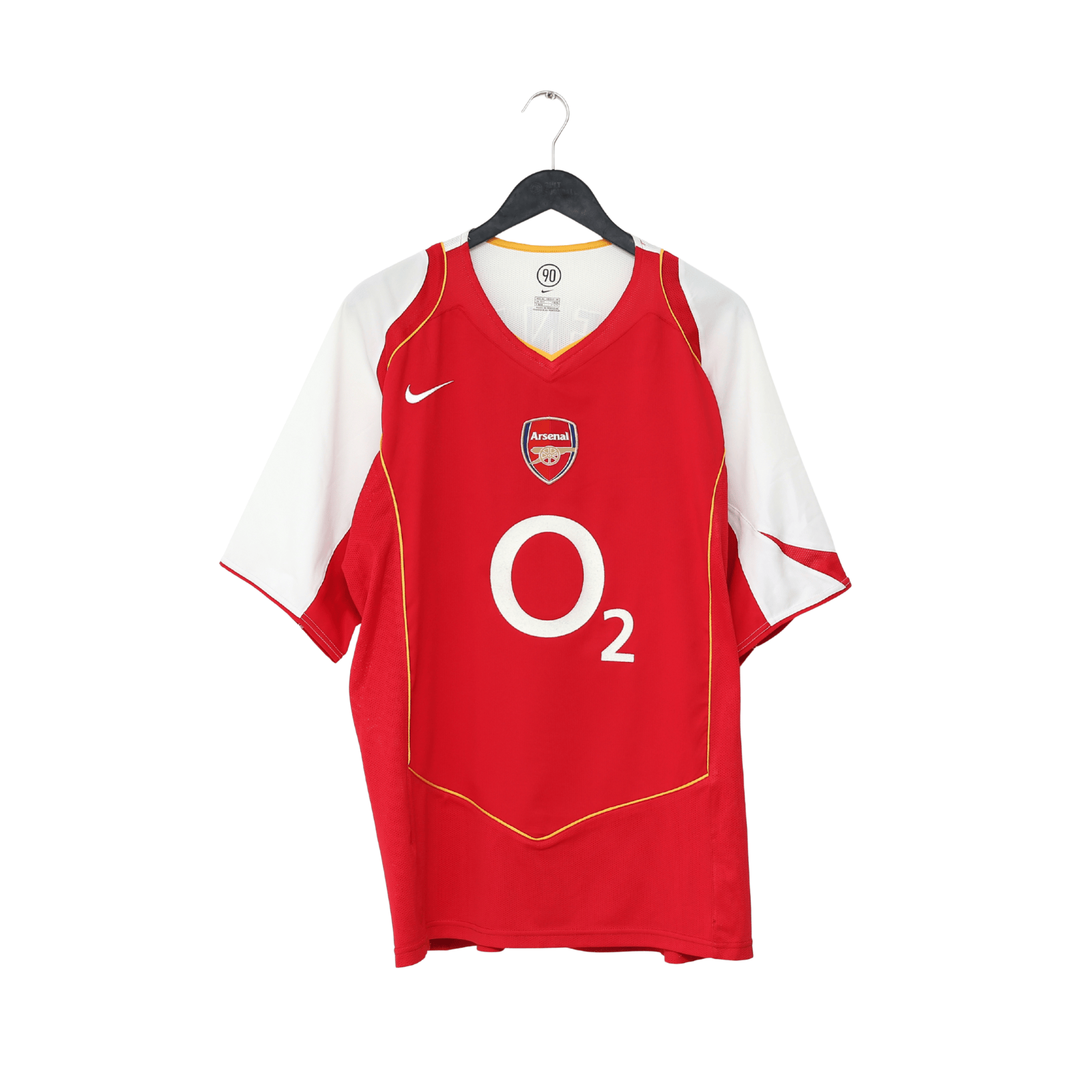 2004/05 HENRY #14 Arsenal Vintage Nike Home Football Shirt (XL)