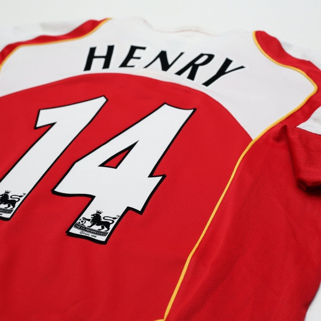 2004/05 Henry #14 Arsenal Vintage Nike Home Football Shirt (XL)