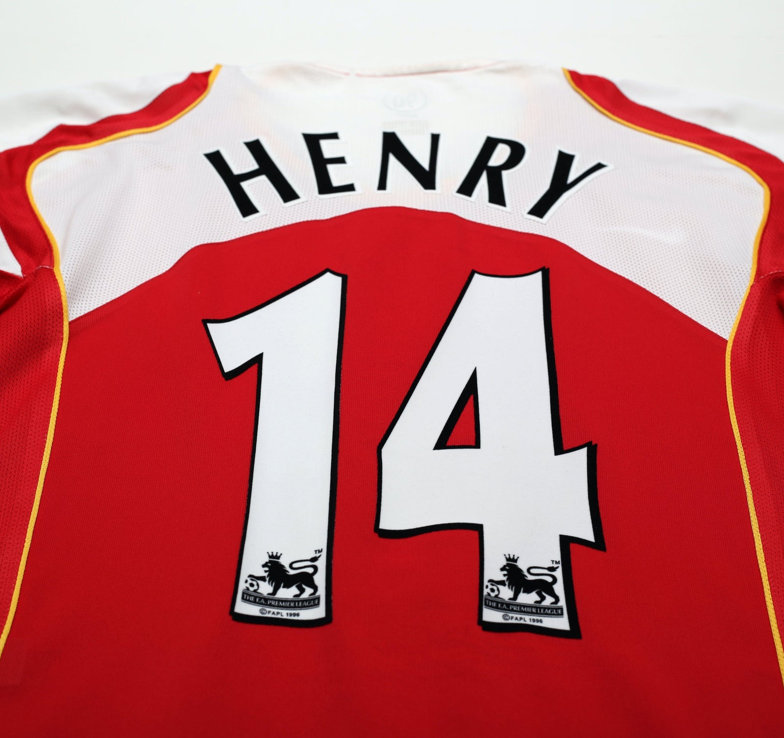 2004/05 HENRY #14 Arsenal Vintage Nike Home Football Shirt (XXL)
