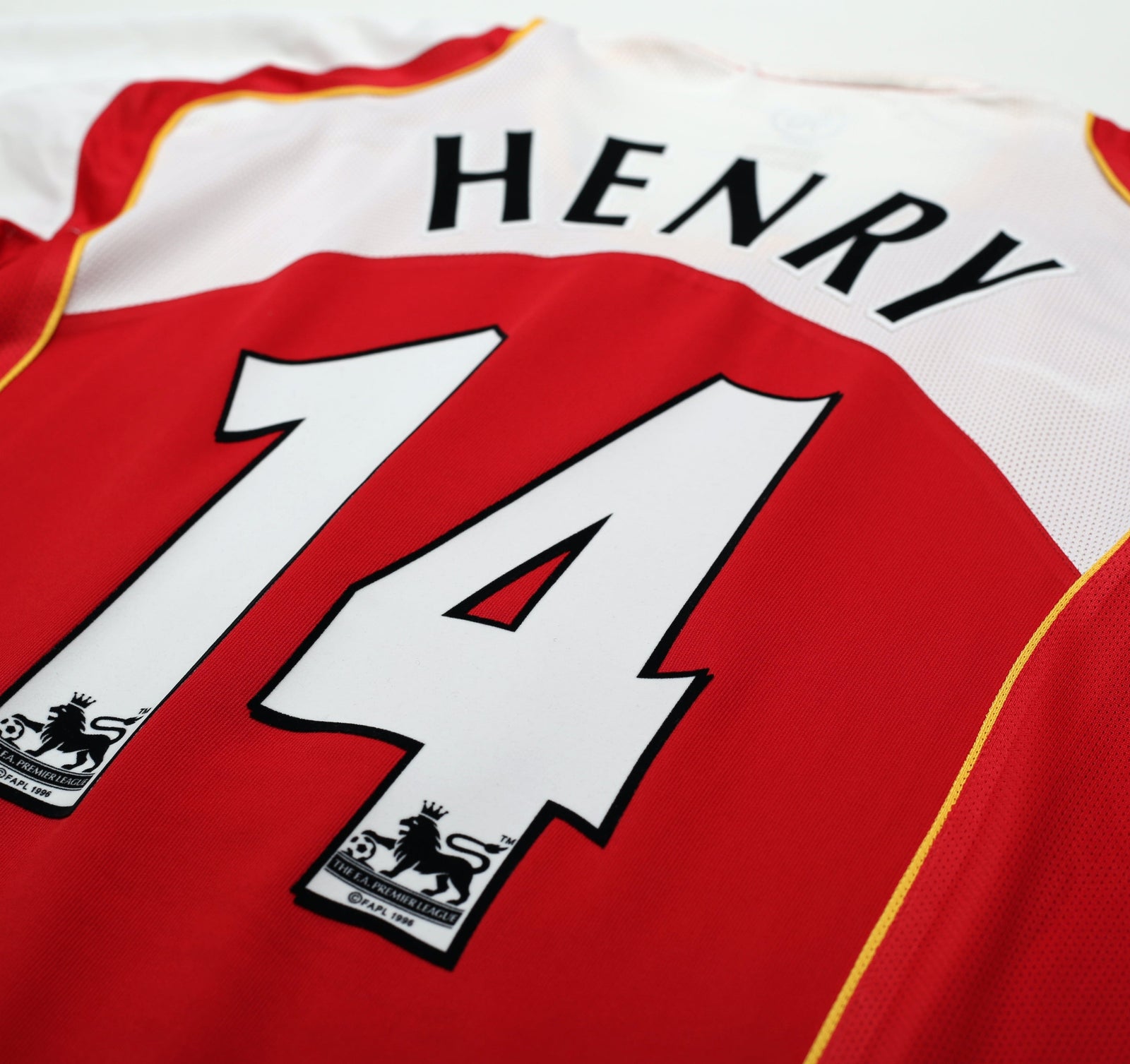 2004/05 HENRY #14 Arsenal Vintage Nike Home Football Shirt (XXL)
