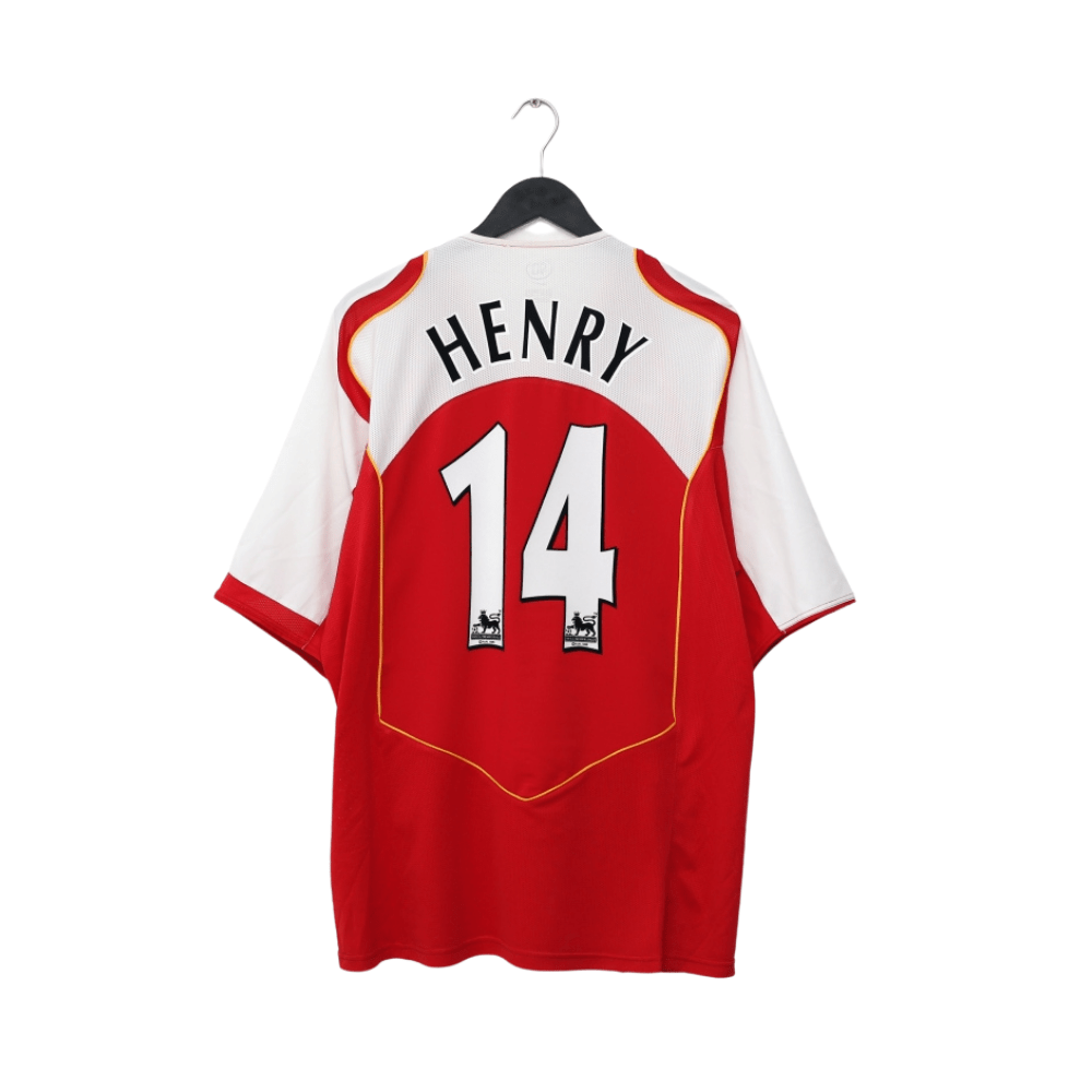 2004/05 HENRY #14 Arsenal Vintage Nike Home Football Shirt (XXL)