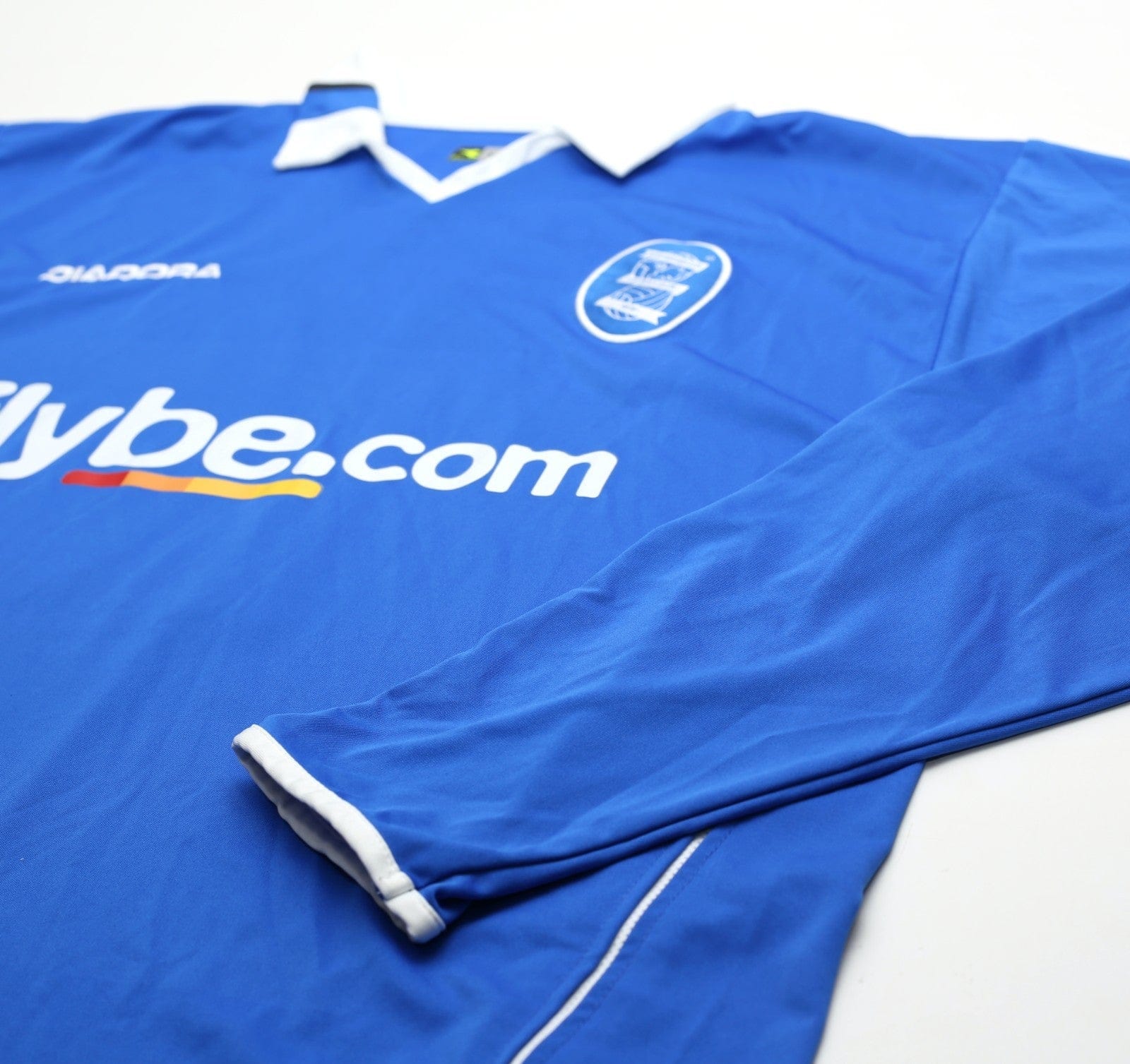 2004/05 HESKEY #16 Birmingham City LS Vintage Diadora Home Football Shirt (XL)
