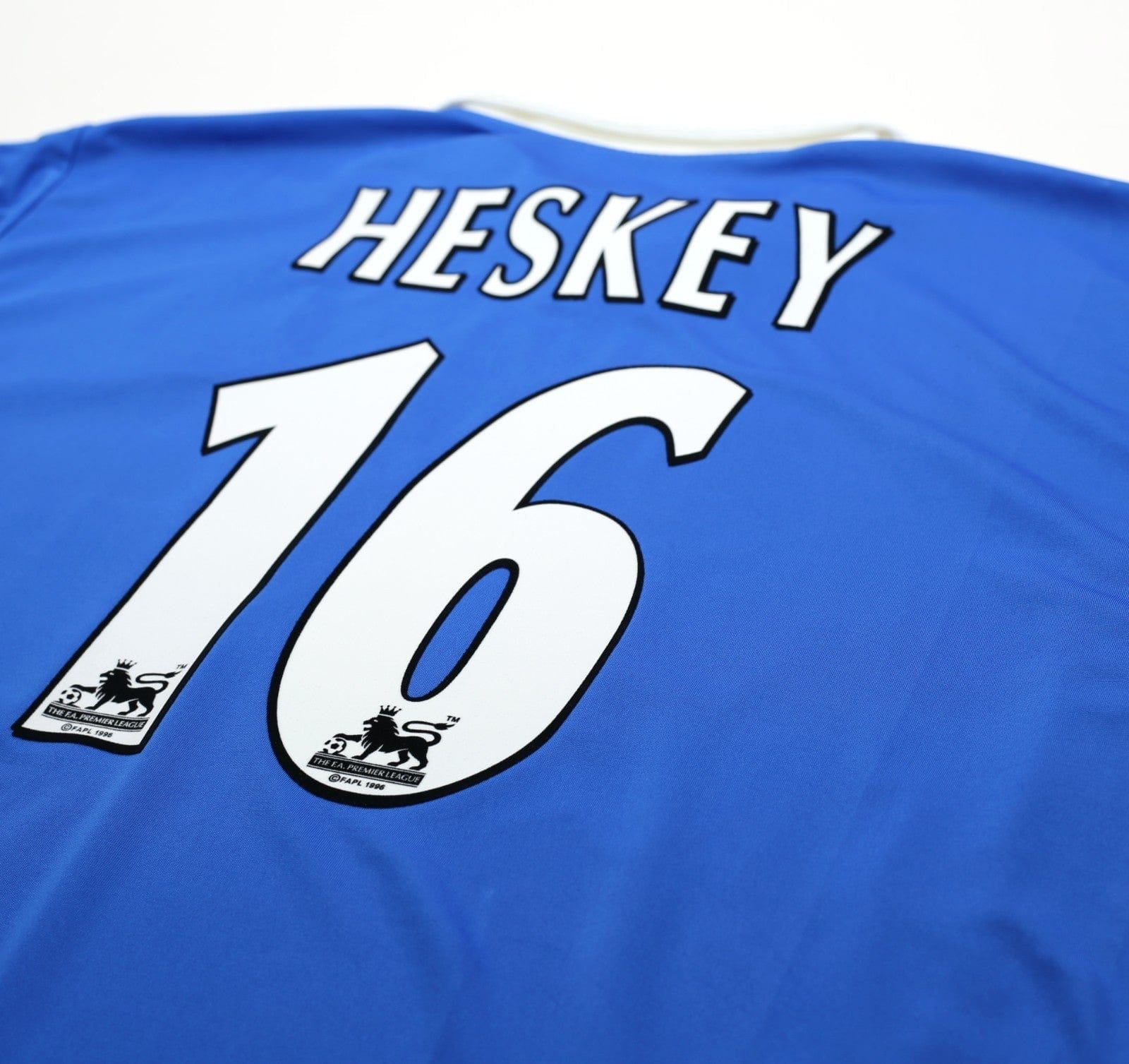 2004/05 HESKEY #16 Birmingham City LS Vintage Diadora Home Football Shirt (XL)
