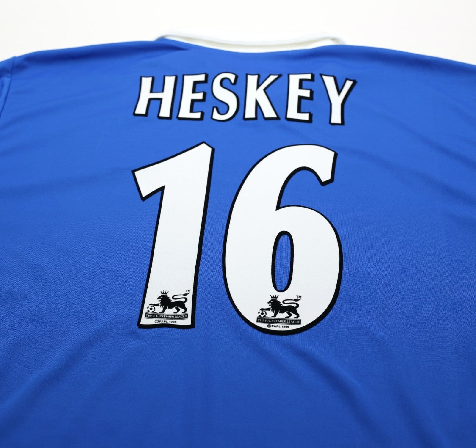 2004/05 HESKEY #16 Birmingham City LS Vintage Diadora Home Football Shirt (XL)