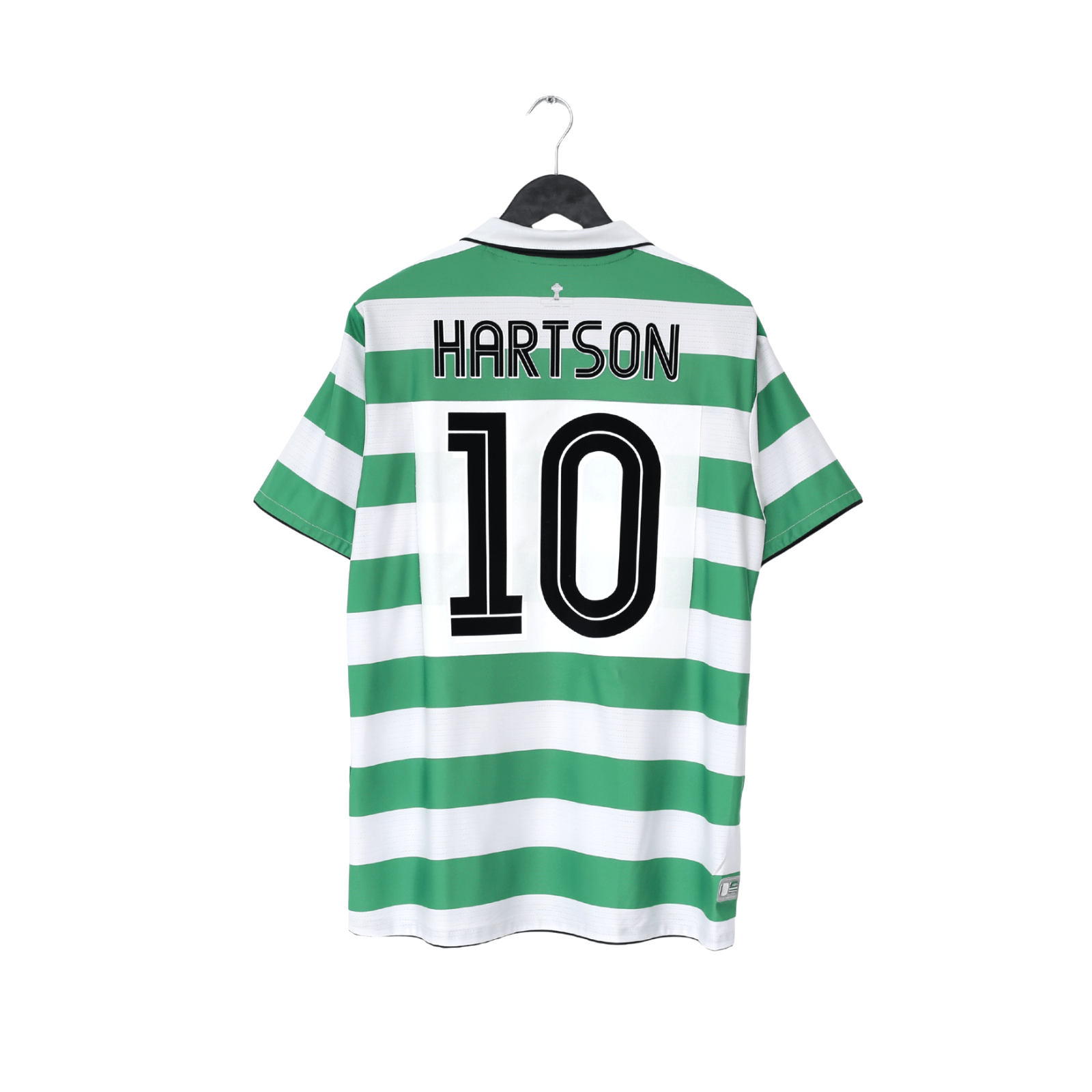 2004/05 LARSSON #7 Celtic Vintage Umbro European Home Football Shirt (M/L)