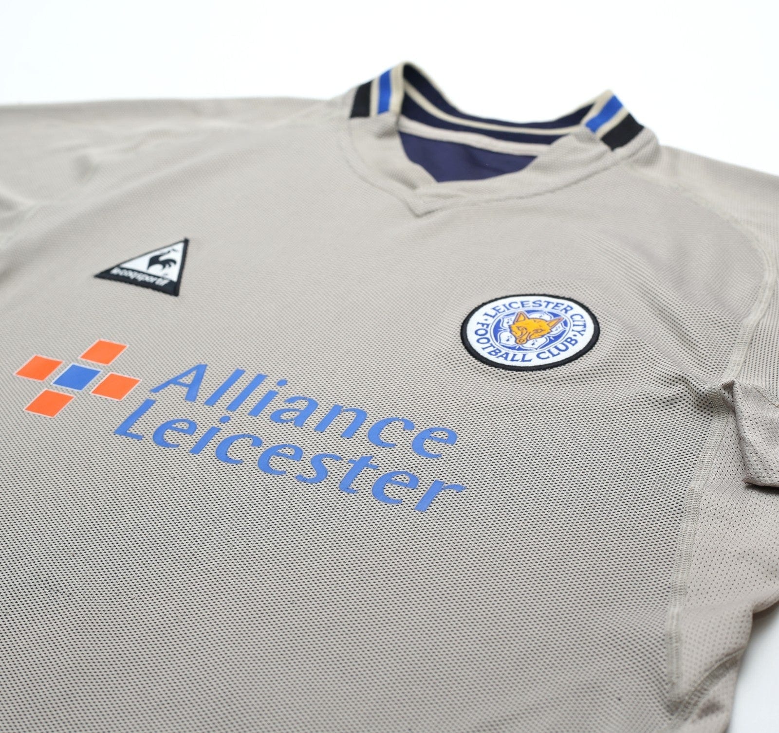 2004/05 LEICESTER CITY Vintage LCS 120 Years Anniversary Away Football Shirt (L)