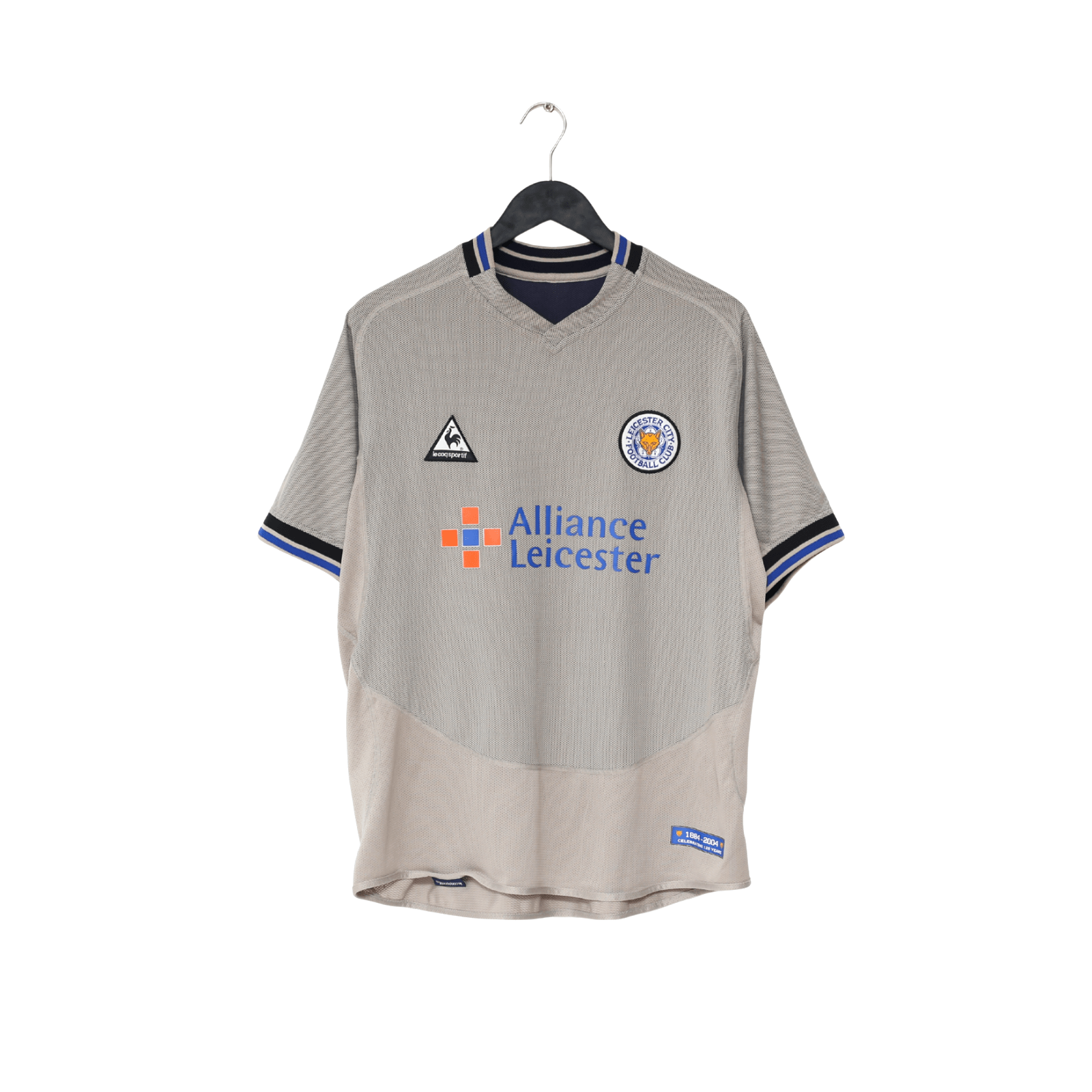 2004/05 LEICESTER CITY Vintage LCS 120 Years Anniversary Away Football Shirt (L)