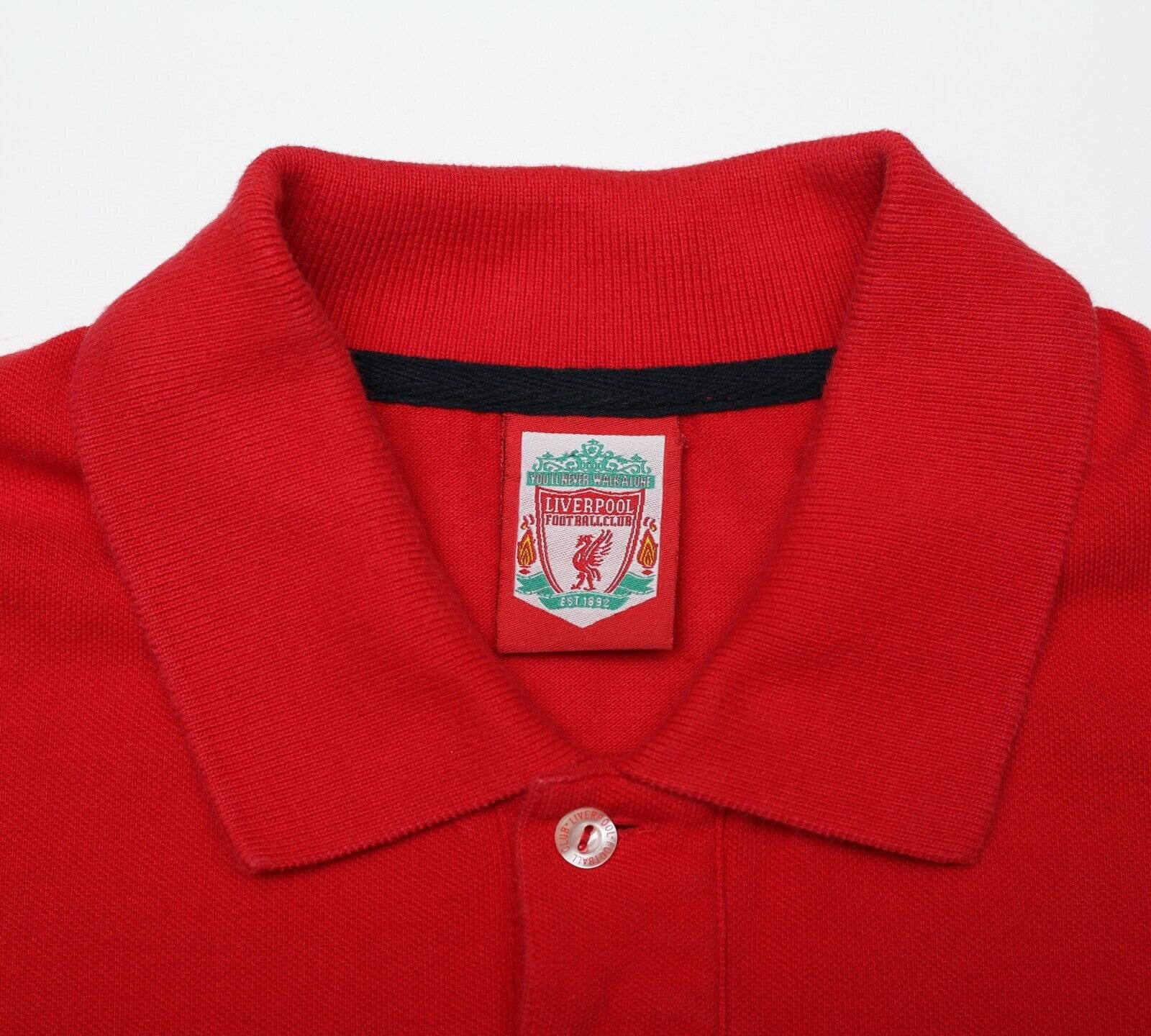 2004/05 LIVERPOOL Champions Of Europe Football Polo Shirt (M)
