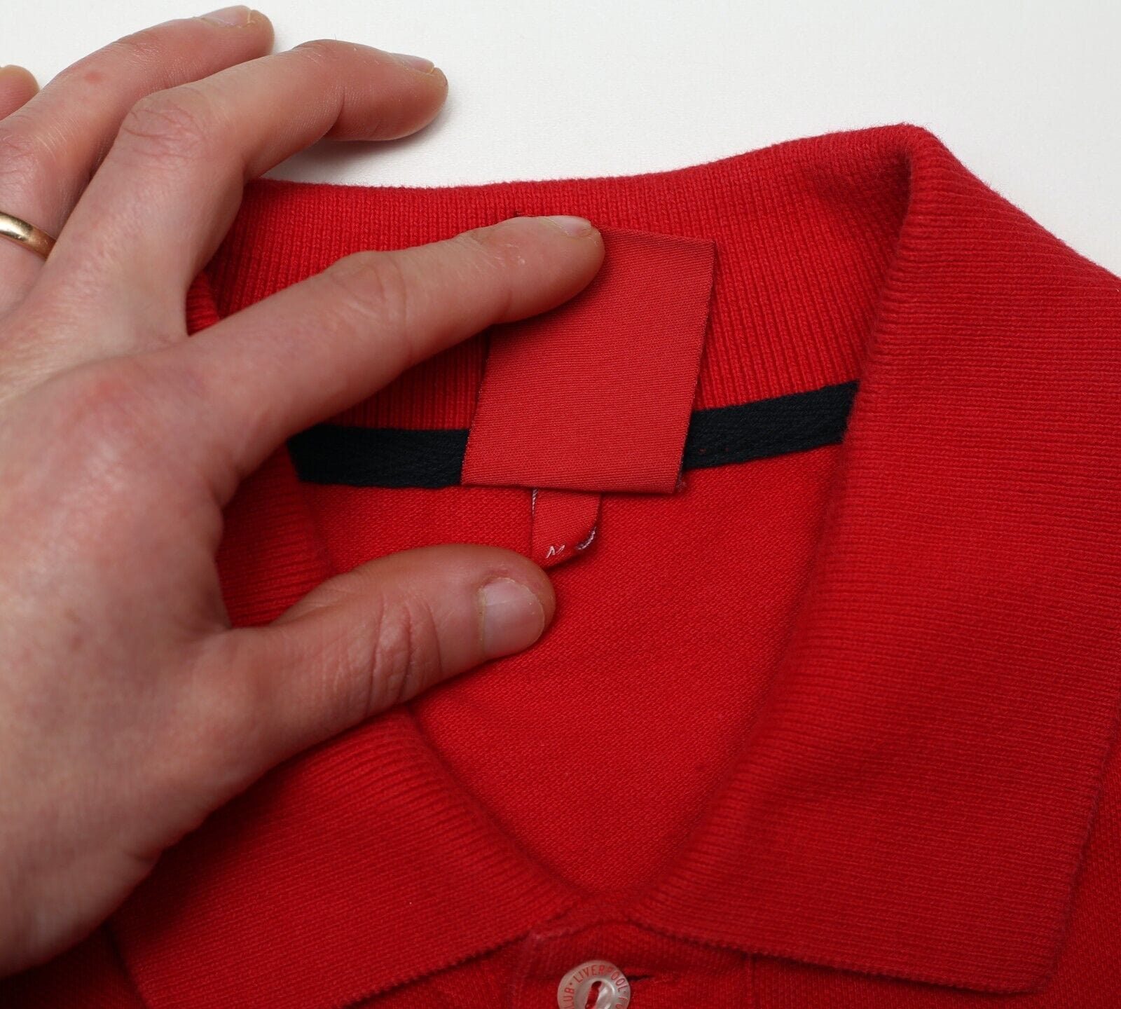 2004/05 LIVERPOOL Champions Of Europe Football Polo Shirt (M)