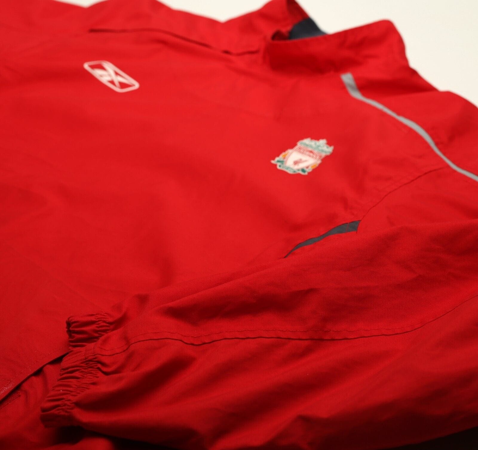 2004/05 LIVERPOOL Vintage Reebok Football Training Top Jacket (M)
