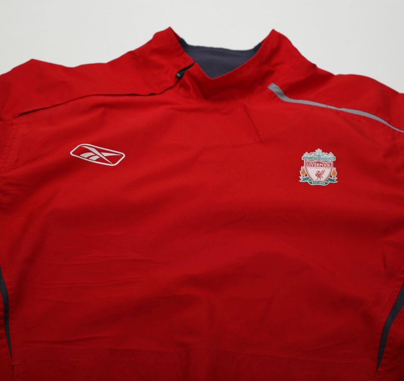 2004/05 LIVERPOOL Vintage Reebok Football Training Top Jacket (M)