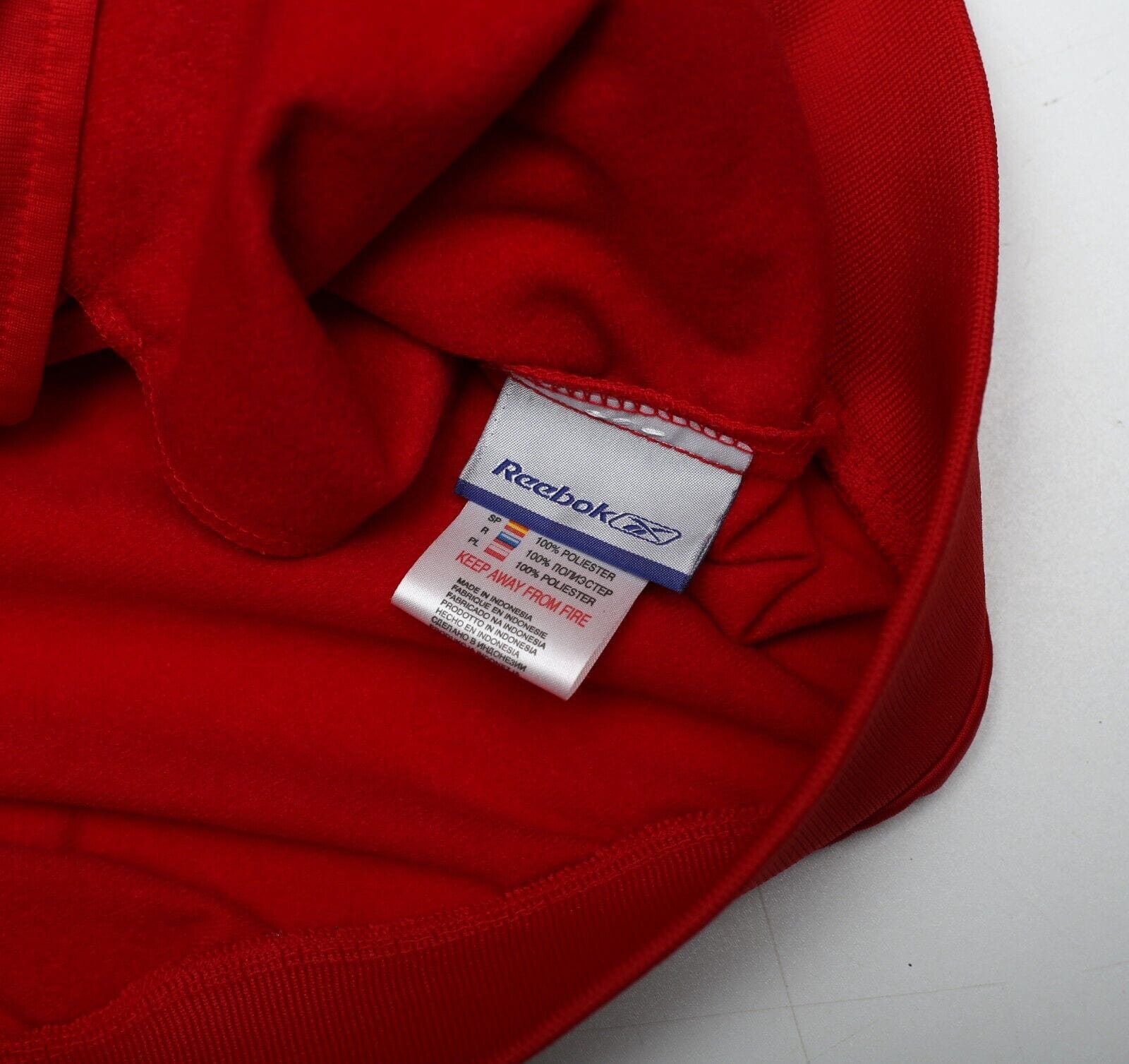 2004/05 LIVERPOOL Vintage Reebok UCL Istanbul Final Football Track Jacket (M/L)