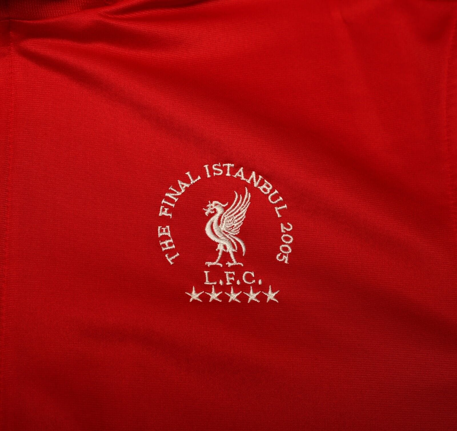 2004/05 LIVERPOOL Vintage Reebok UCL Istanbul Final Football Track Jacket (M/L)