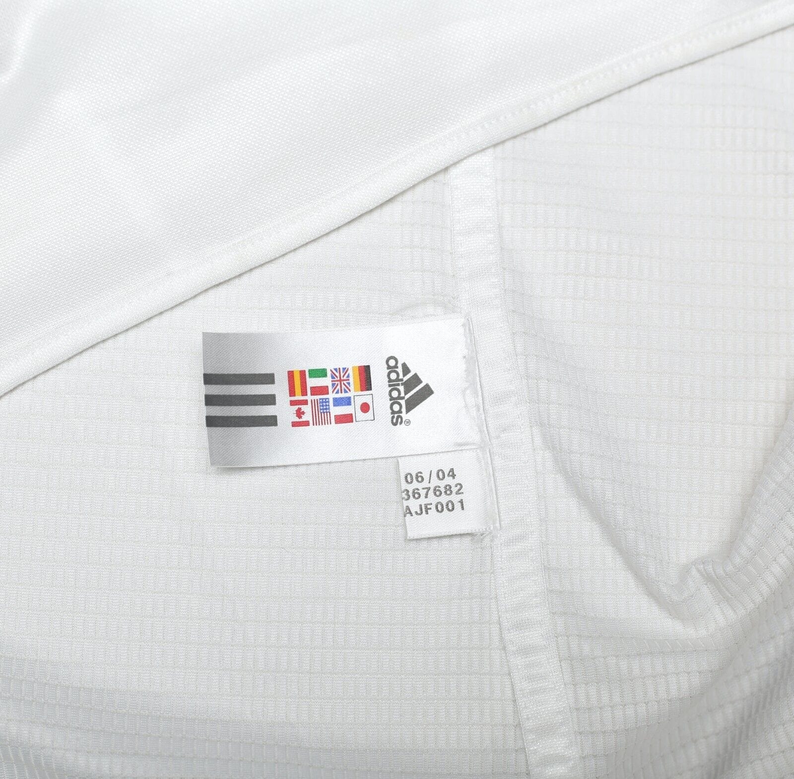 2004/05 OWEN #11 Real Madrid Vintage adidas MATCH ISSUE Home Football Shirt (L)