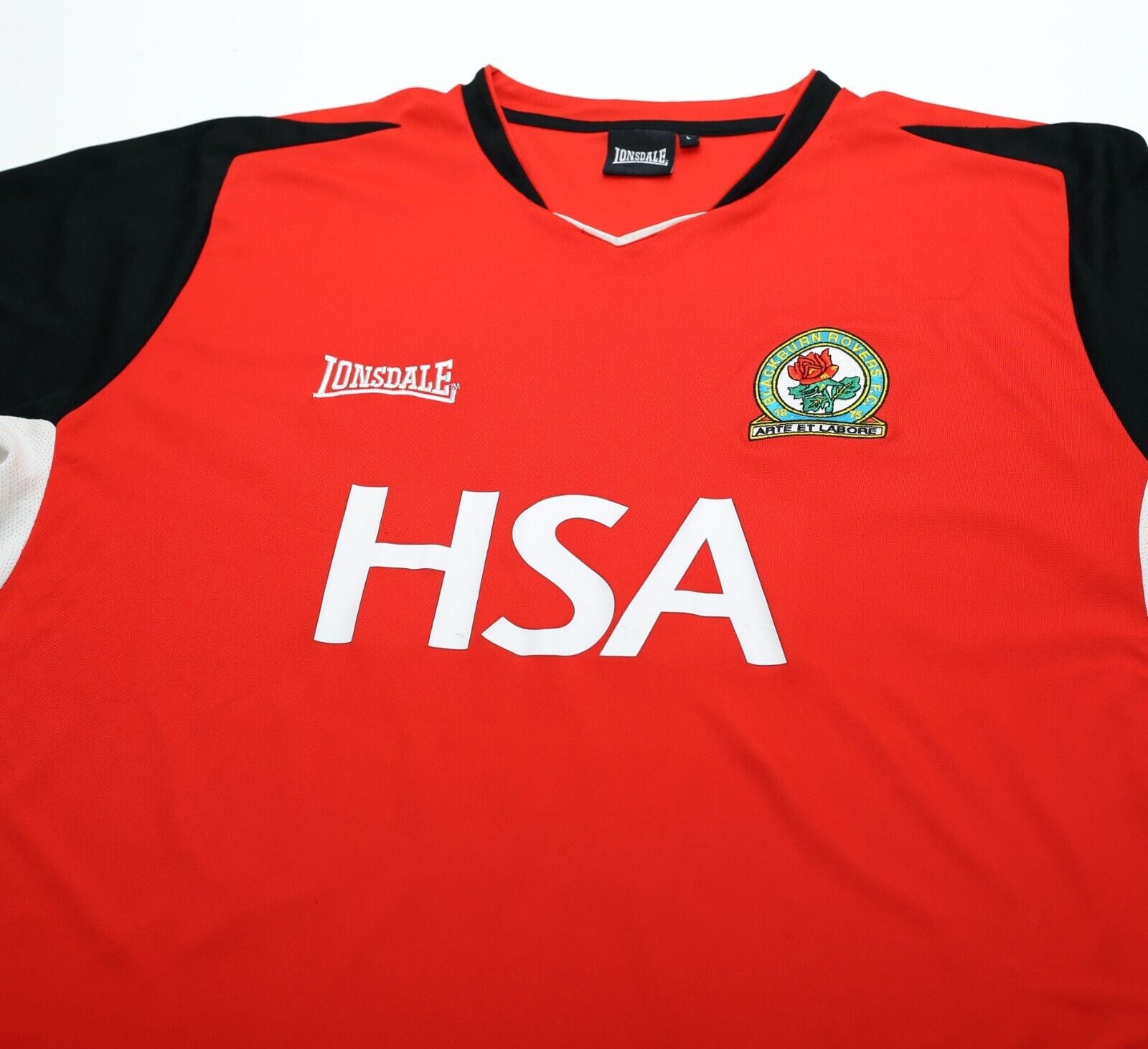 2004/05 PEDERSEN #12 Blackburn Rovers Vintage Lonsdale Away Football Shirt (L)