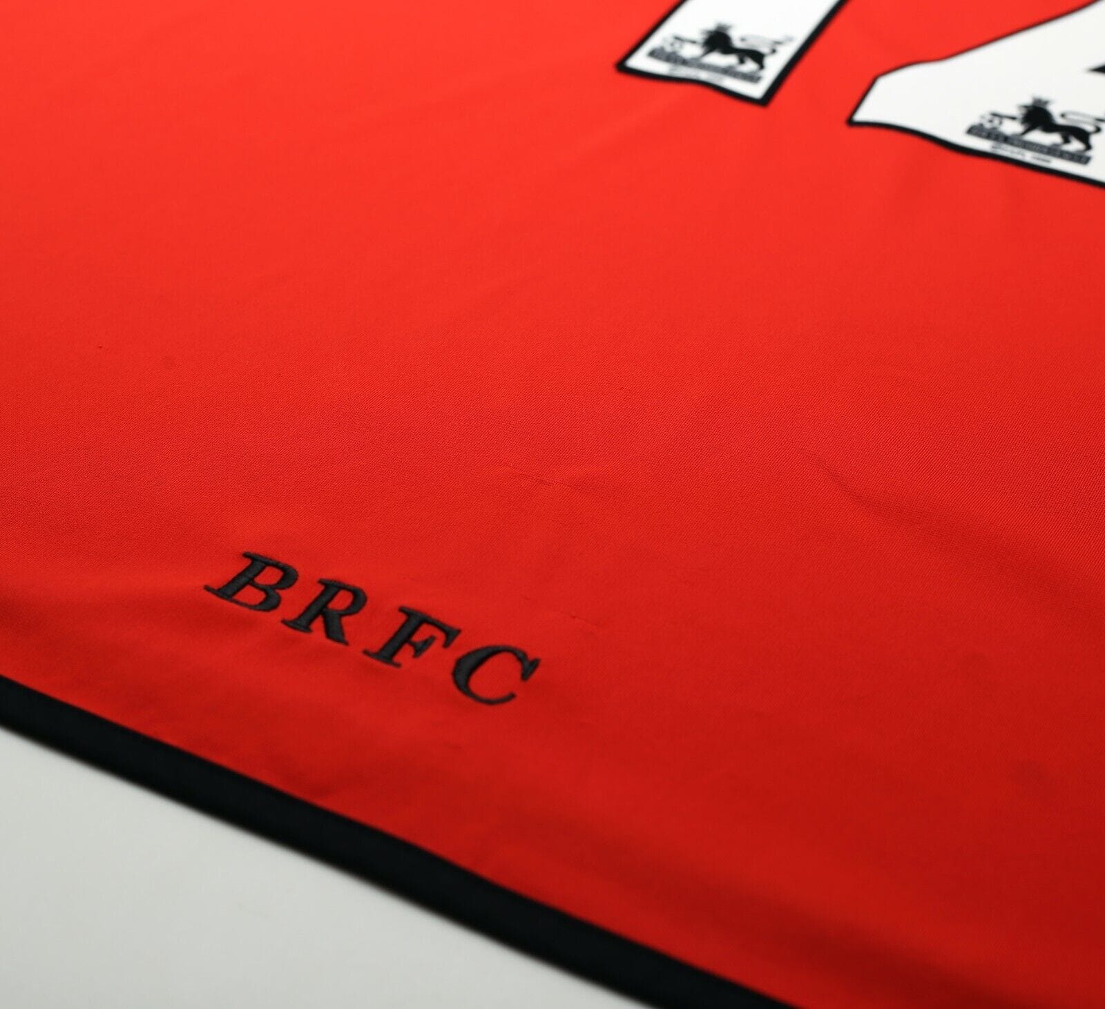 2004/05 PEDERSEN #12 Blackburn Rovers Vintage Lonsdale Away Football Shirt (L)