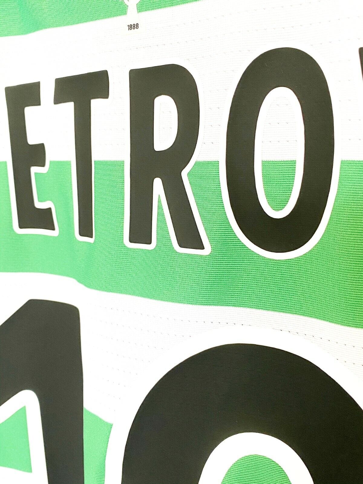 2004/05 PETROV #19 Celtic Vintage Umbro Scottish Cup Final Football Shirt (L)