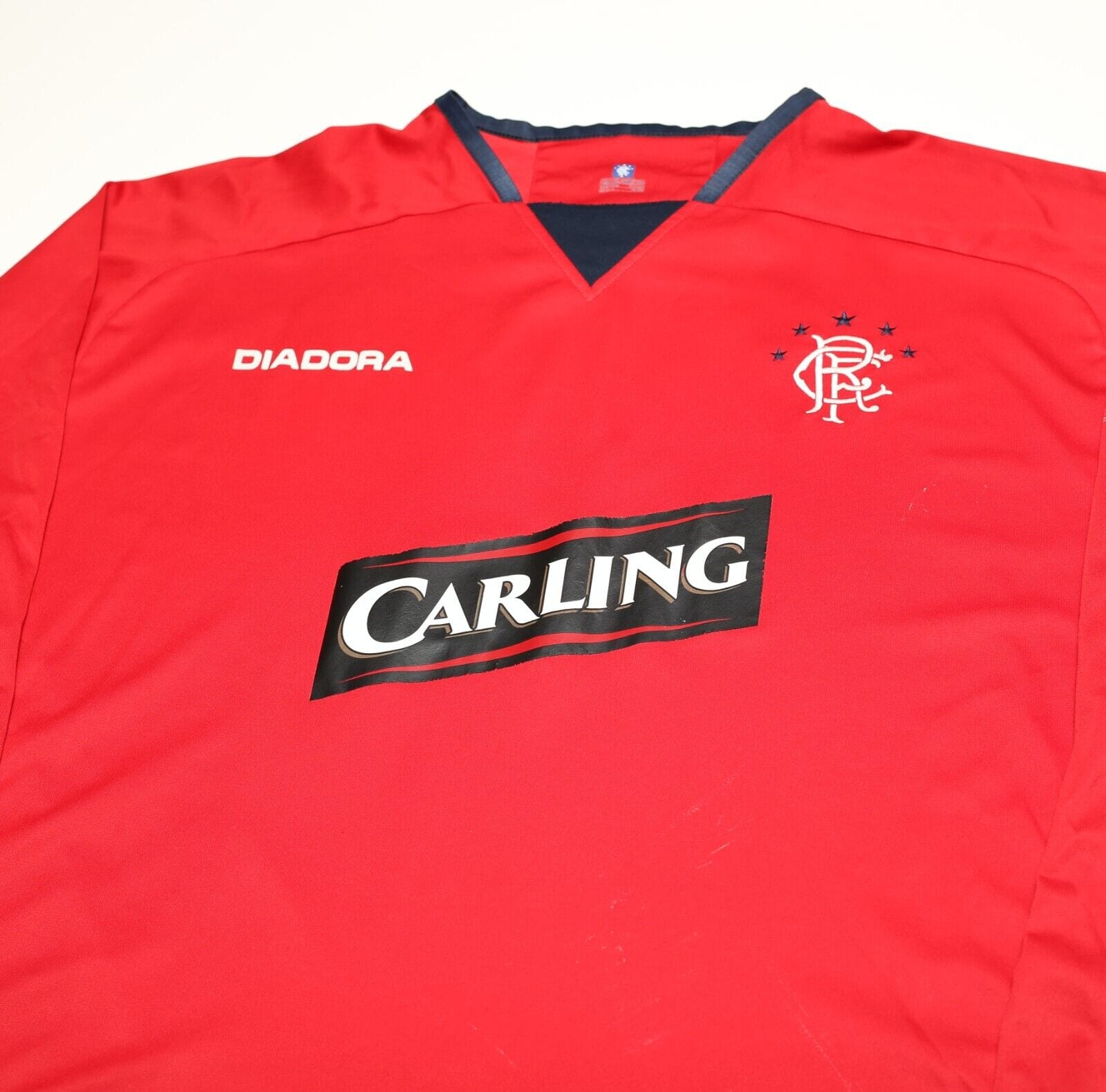 2004/05 RANGERS Vintage Diadora LS Away Football Shirt Jersey (2XL - XXL)