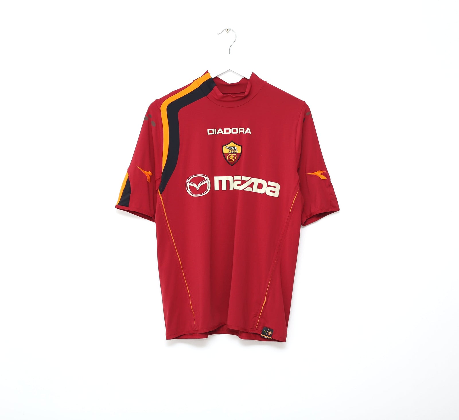 2004/05 TOTTI #10 AS Roma Vintage Diadora Football Shirt (M)