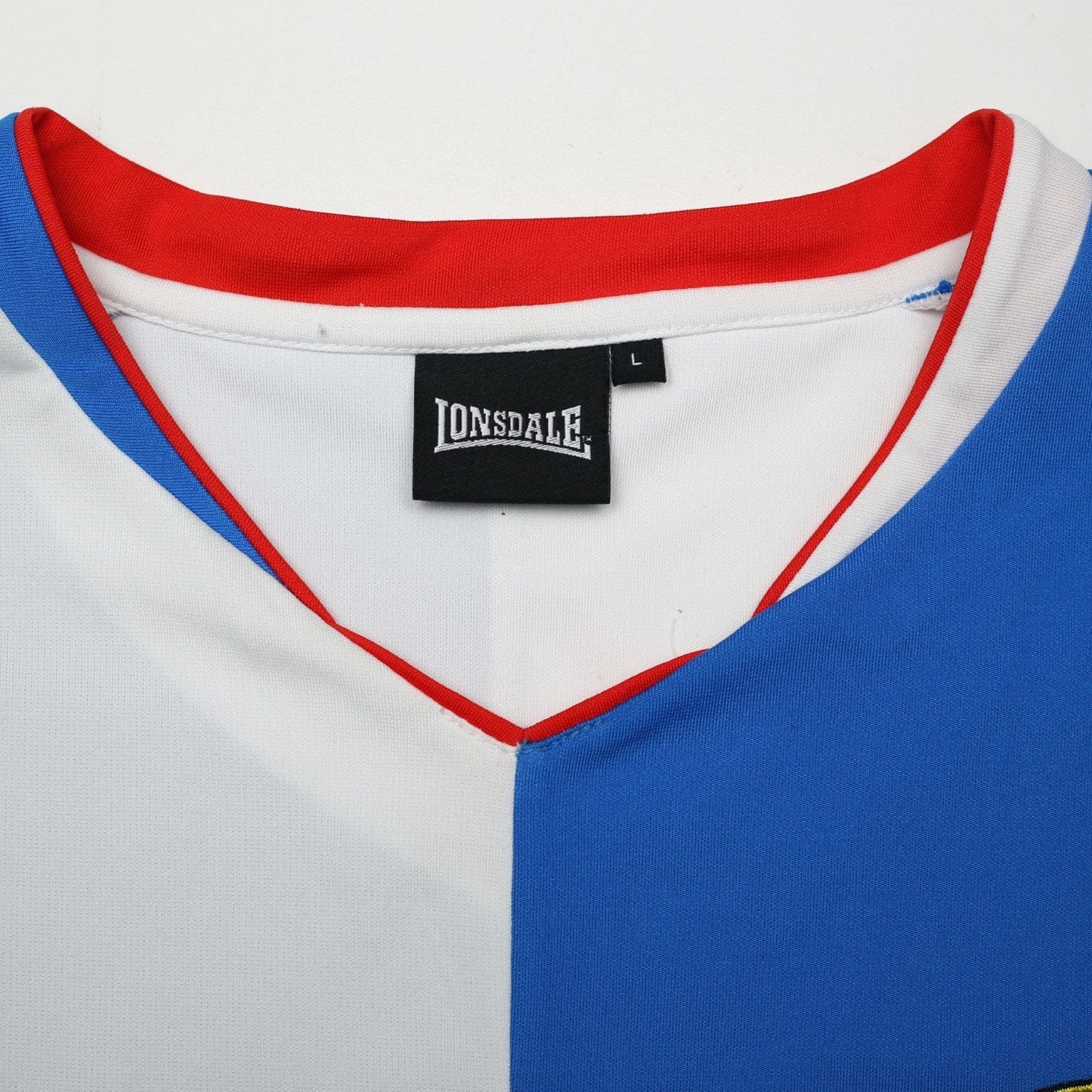 2004/05 Tugay #8 Blackburn Rovers Vintage Lonsdale Home Football Shirt (L)