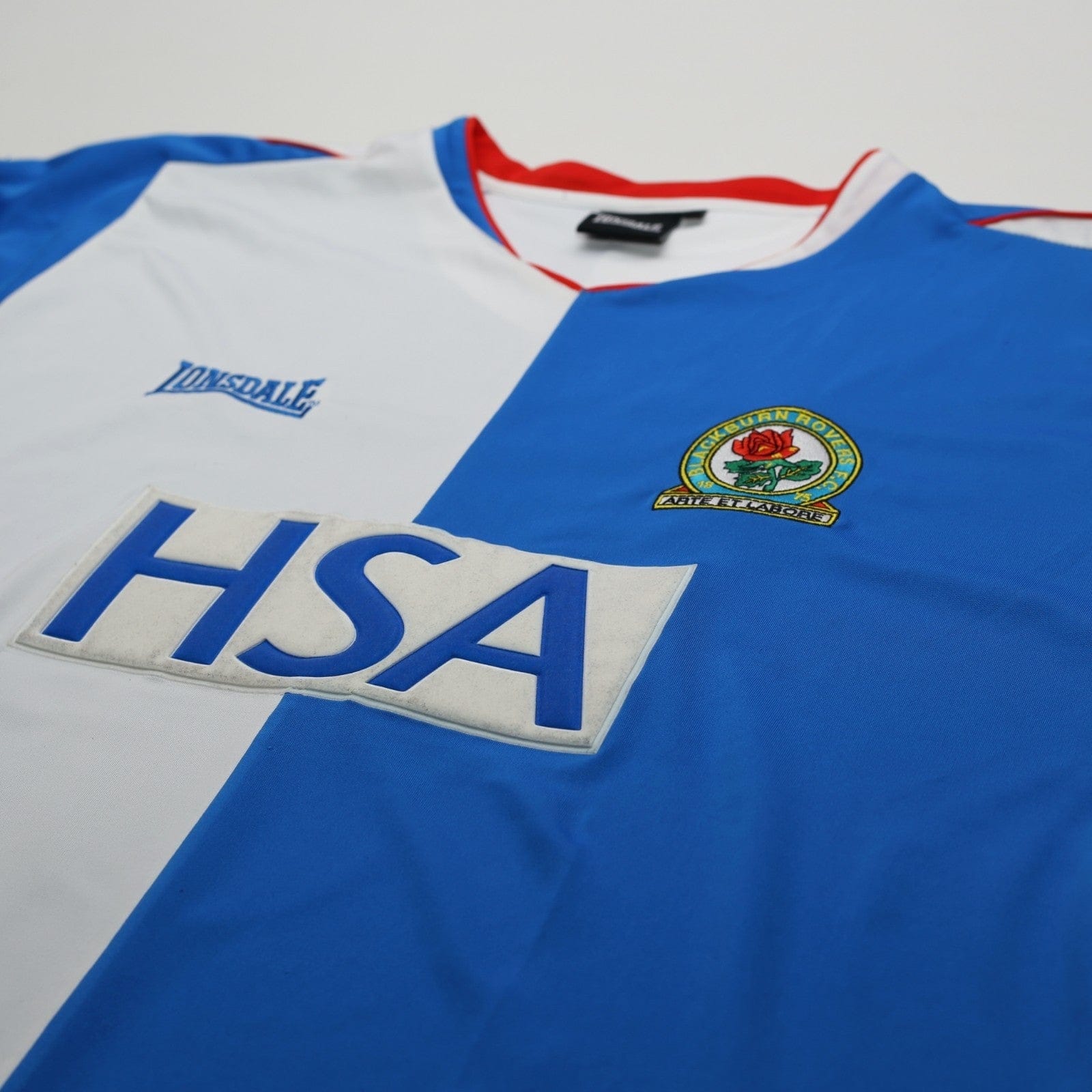 2004/05 Tugay #8 Blackburn Rovers Vintage Lonsdale Home Football Shirt (L)