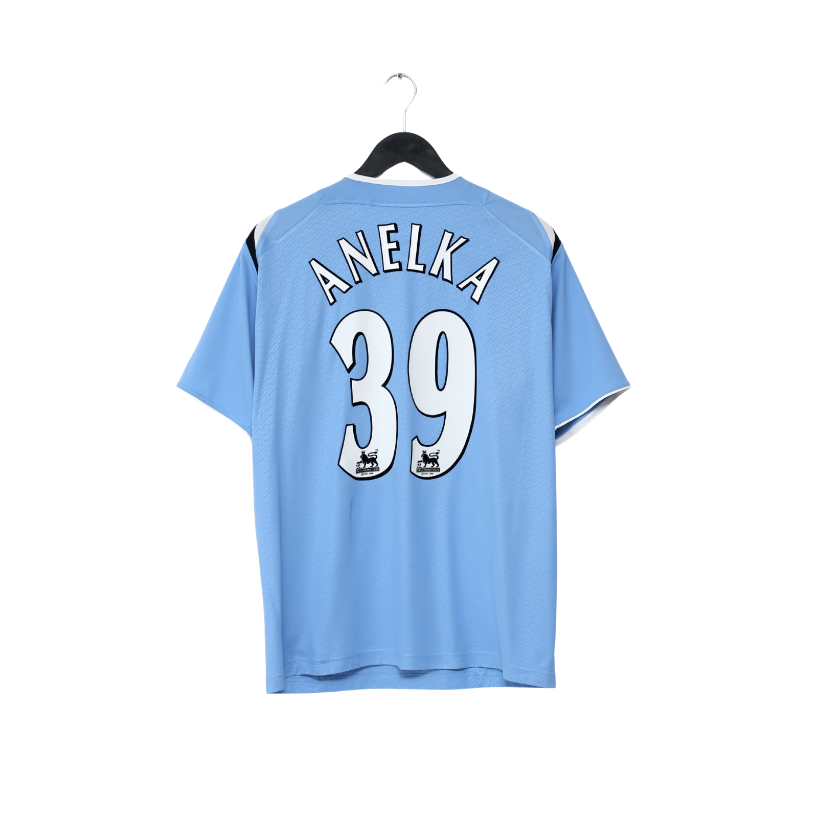 2004/06 ANELKA #39 Manchester City Vintage Reebok Home Football Shirt (M)