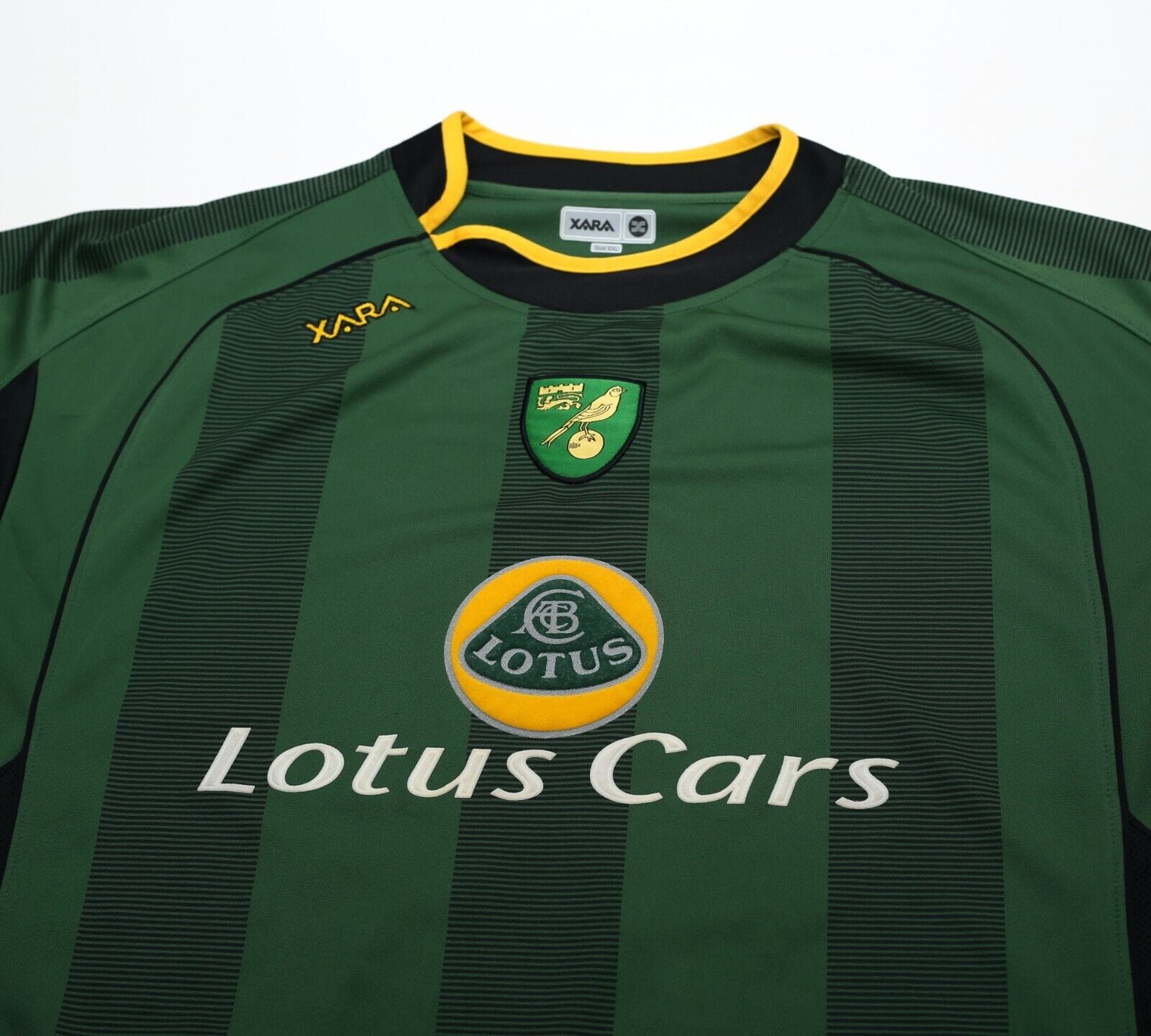 2004/06 ASHTON #36 NORWICH CITY Vintage XARA Away Football Shirt Jersey (XXL)