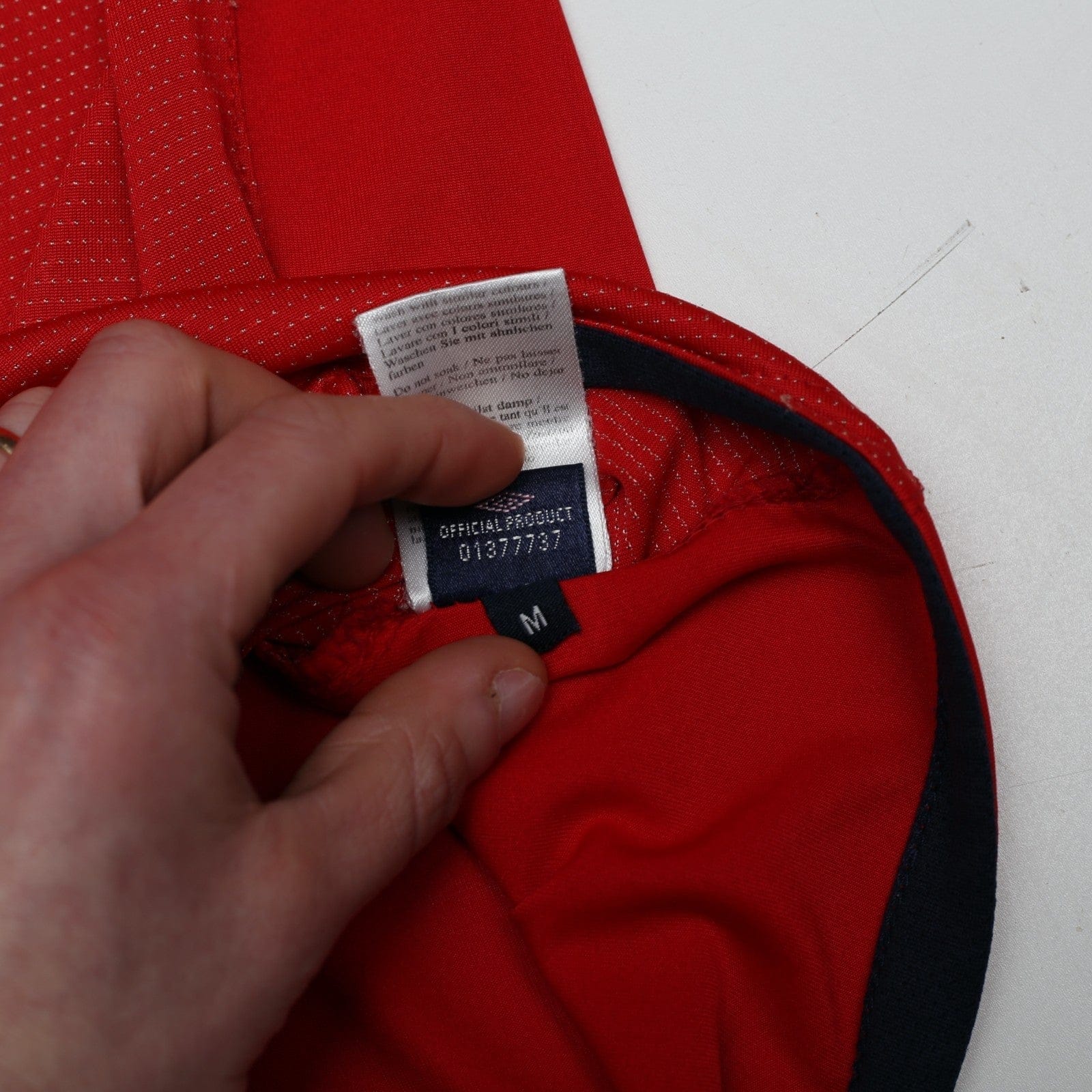 2004/06 Beckham #7 England Vintage Umbro Away Football Shirt (M) EURO 2004