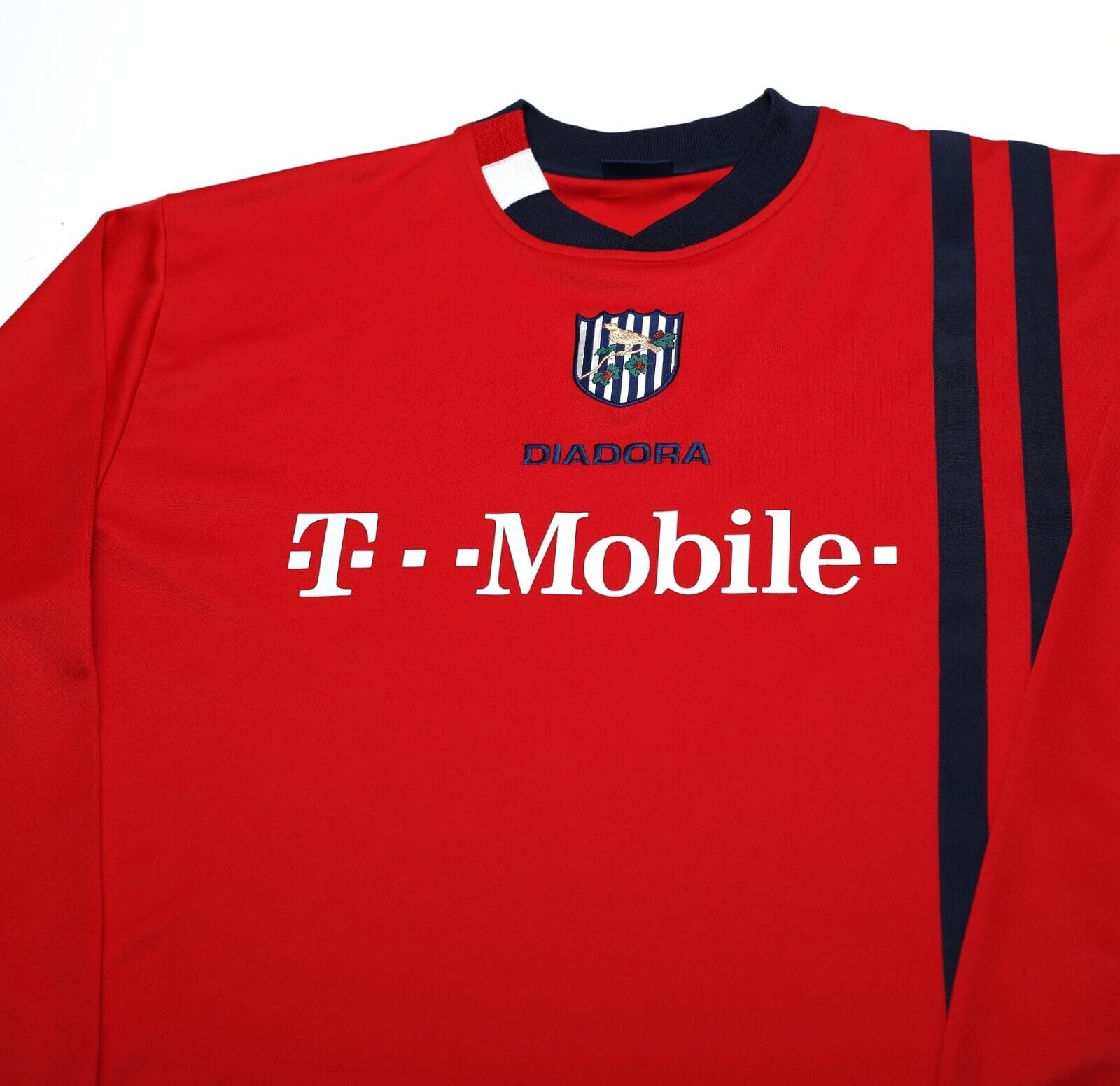 2004/06 KANU #25 West Brom Vintage Diadora LS Away Football Shirt (XL)