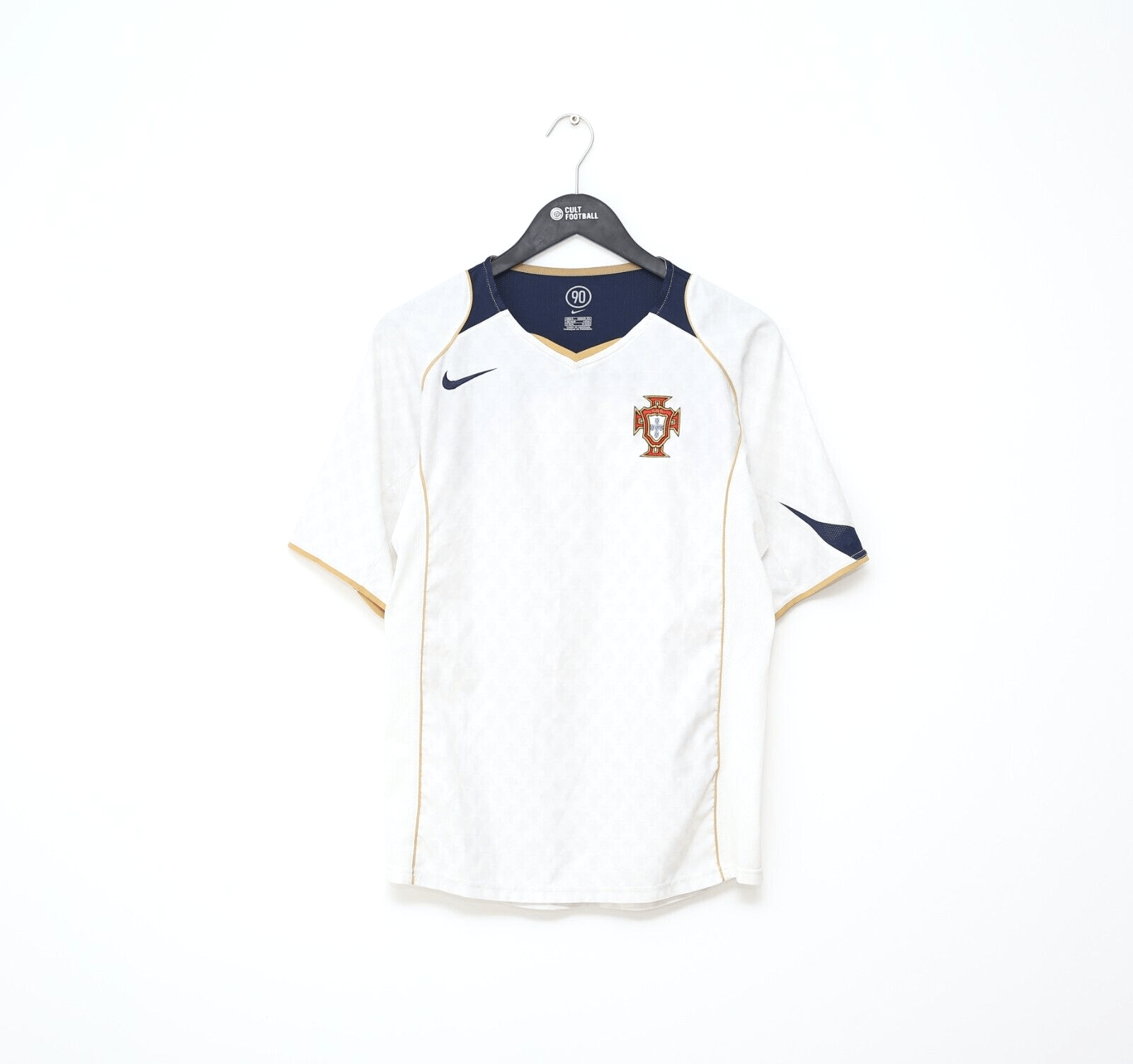 2004/06 PORTUGAL Vintage Nike Away Football Shirt (S) Euro 2004