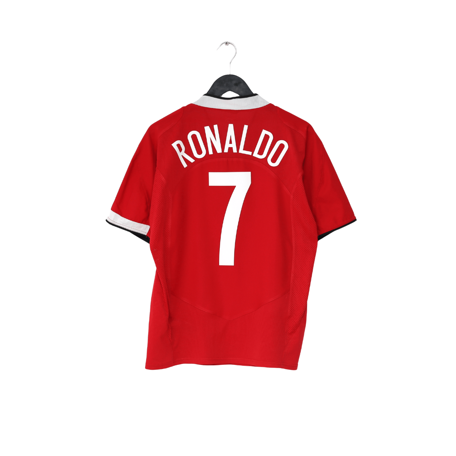 2004/06 RONALDO #7 Manchester United Vintage Nike Home Football Shirt (M)