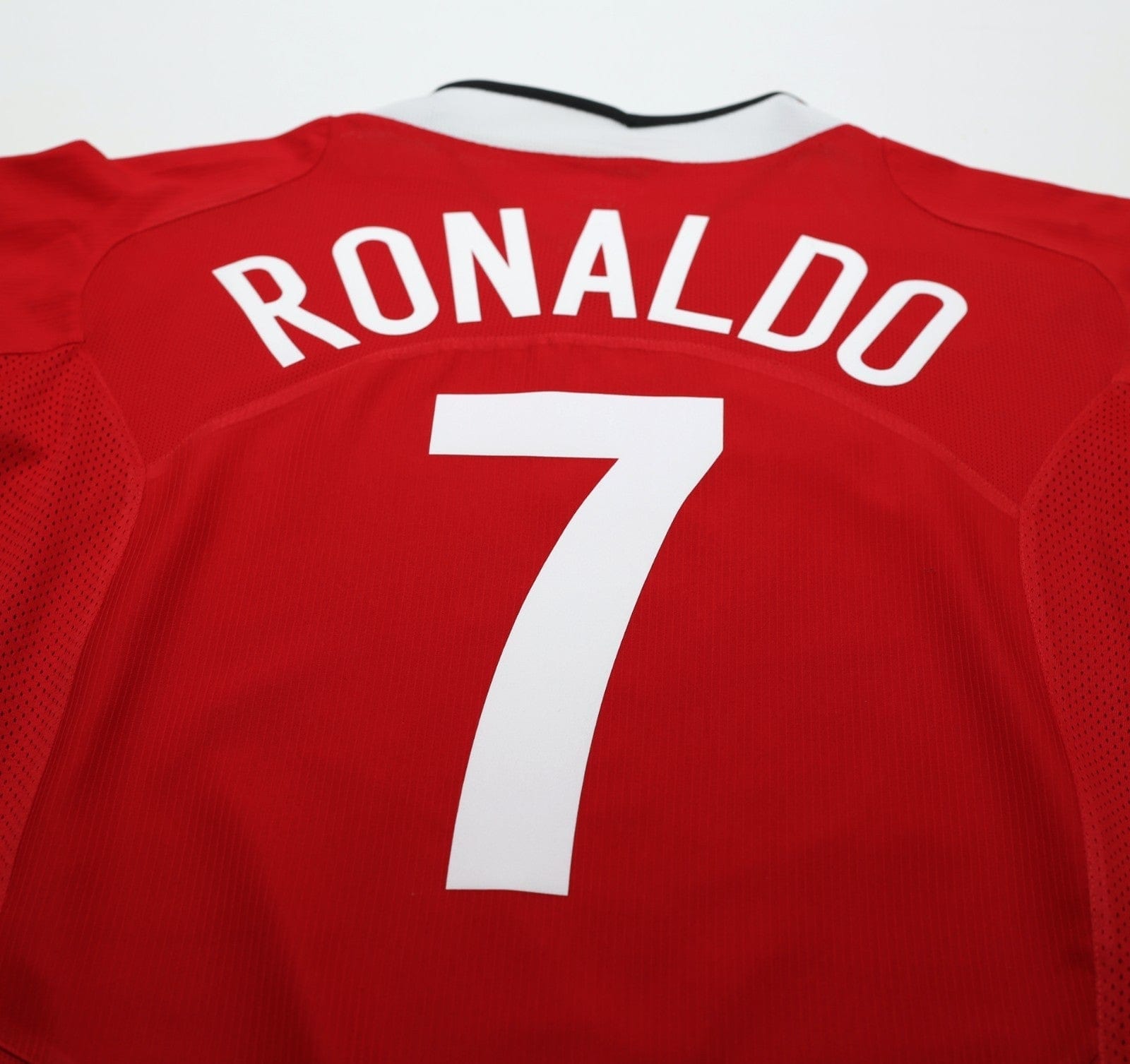 2004/06 RONALDO #7 Manchester United Vintage Nike Home Football Shirt (M)