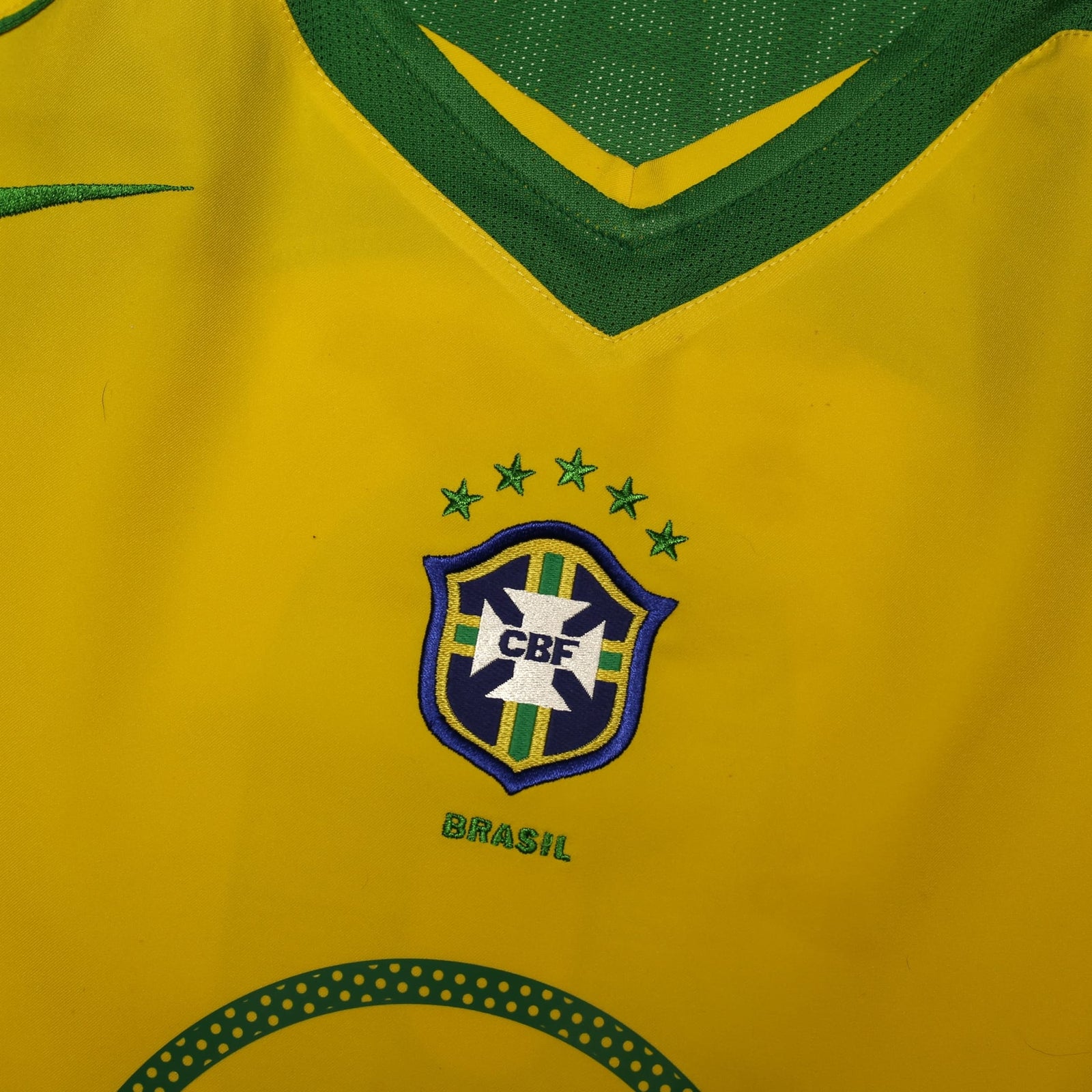 2004/06 Ronaldo #9 Brazil Vintage Nike Home Football Shirt (L) Total 90