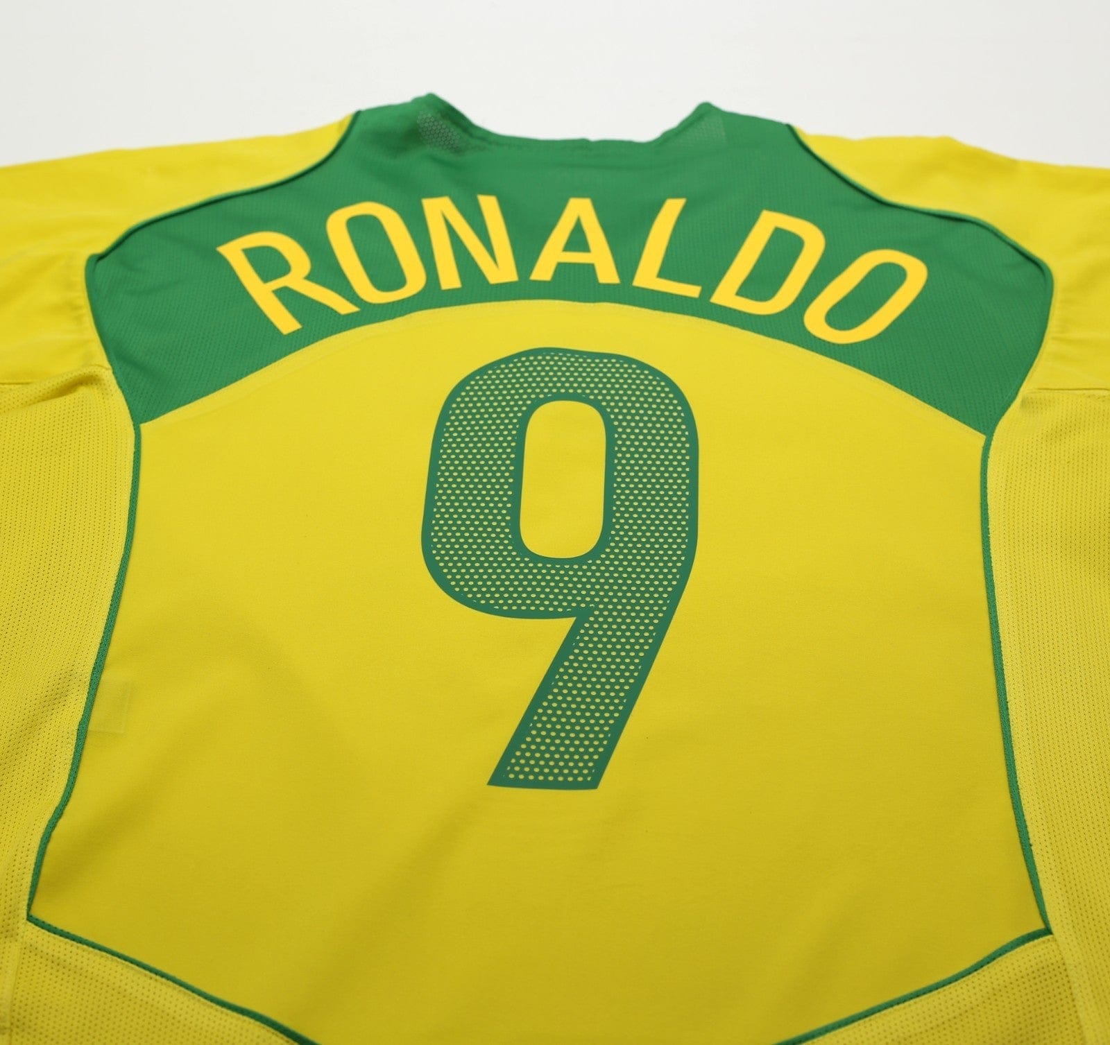 2004/06 RONALDO #9 Brazil Vintage Nike Home Football Shirt (XL) Total 90