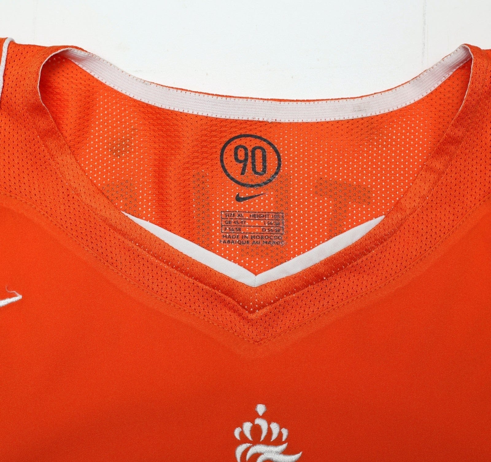 2004/06 VAN NISTELROOY #10 Holland Vintage Nike Home Football Shirt (XL)