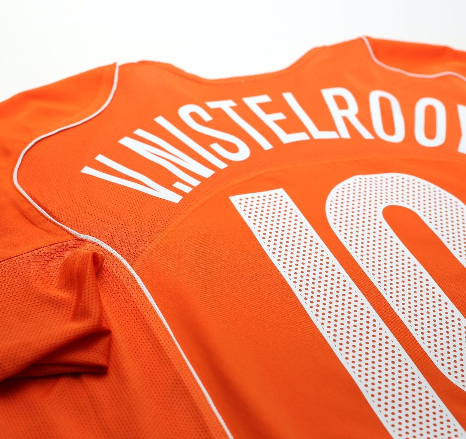 2004/06 VAN NISTELROOY #10 Holland Vintage Nike Home Football Shirt (XL)