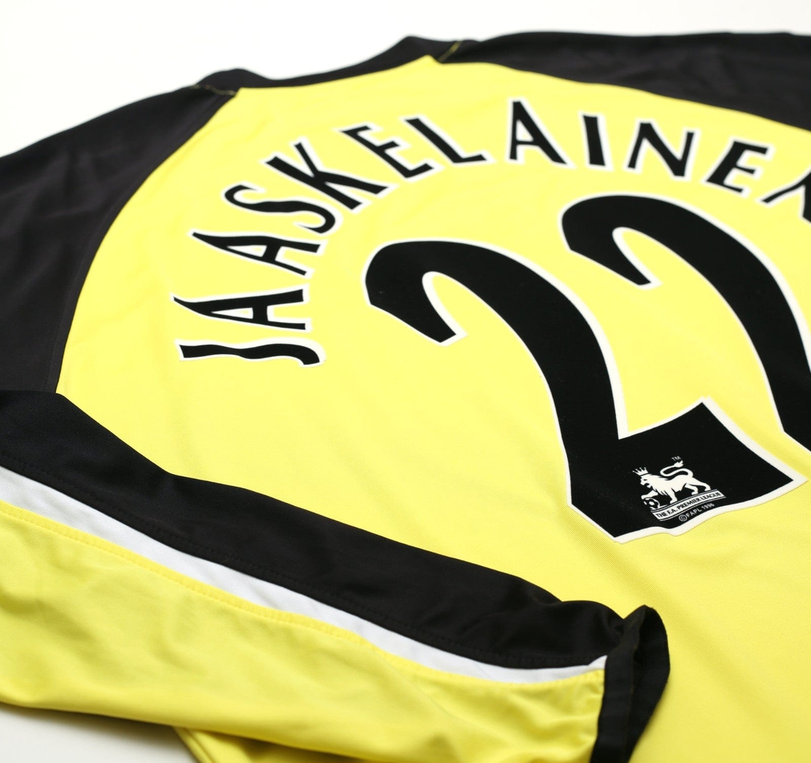 2004/07 JAASKELAINEN #22 Bolton Wanderers Vintage Reebok GK Football Shirt (XL)