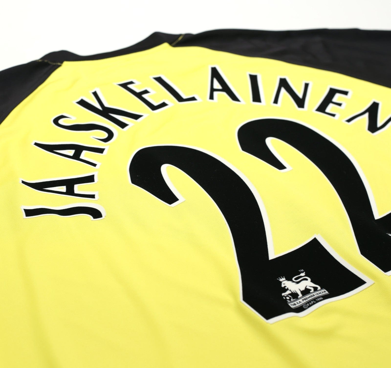 2004/07 JAASKELAINEN #22 Bolton Wanderers Vintage Reebok GK Football Shirt (XL)