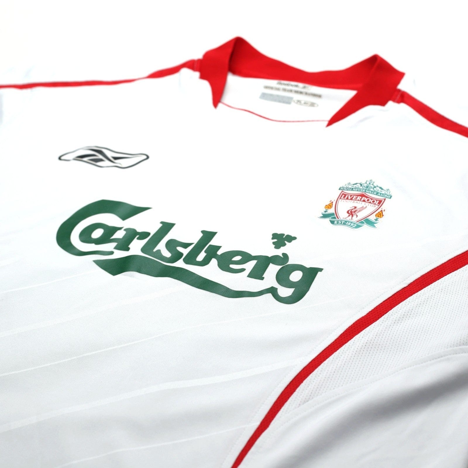 2005/06 Alonso #14 Vintage Liverpool Reebok Away Football Shirt (M)