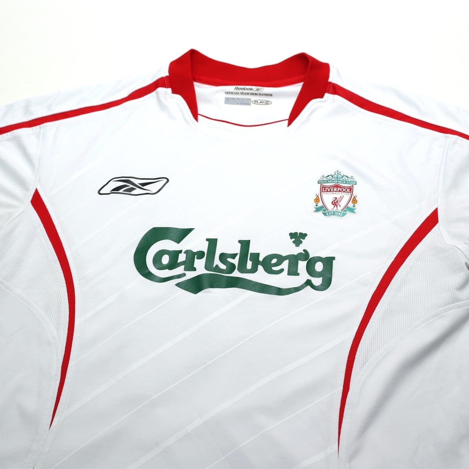 2005/06 Alonso #14 Vintage Liverpool Reebok Away Football Shirt (M)