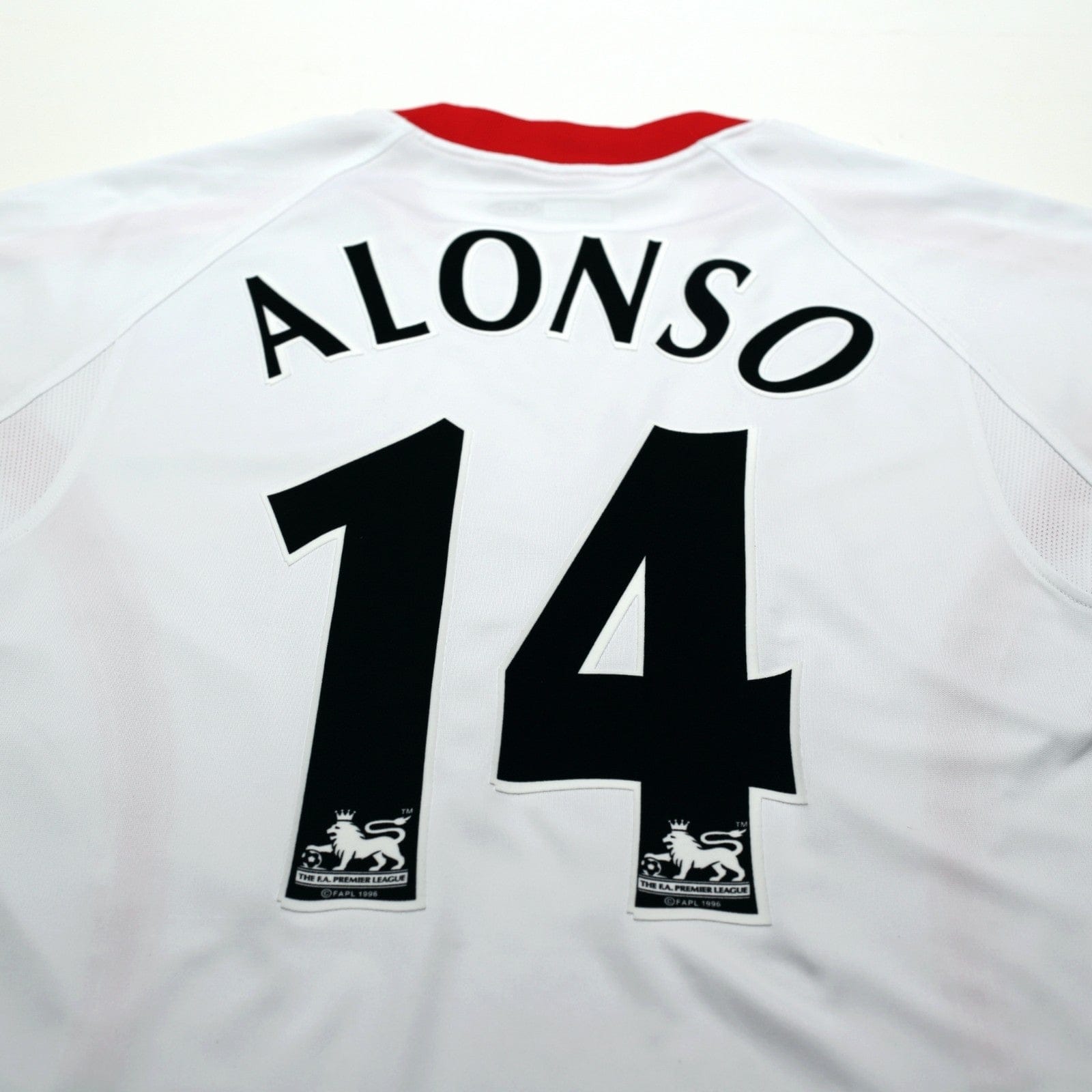2005/06 Alonso #14 Vintage Liverpool Reebok Away Football Shirt (M)