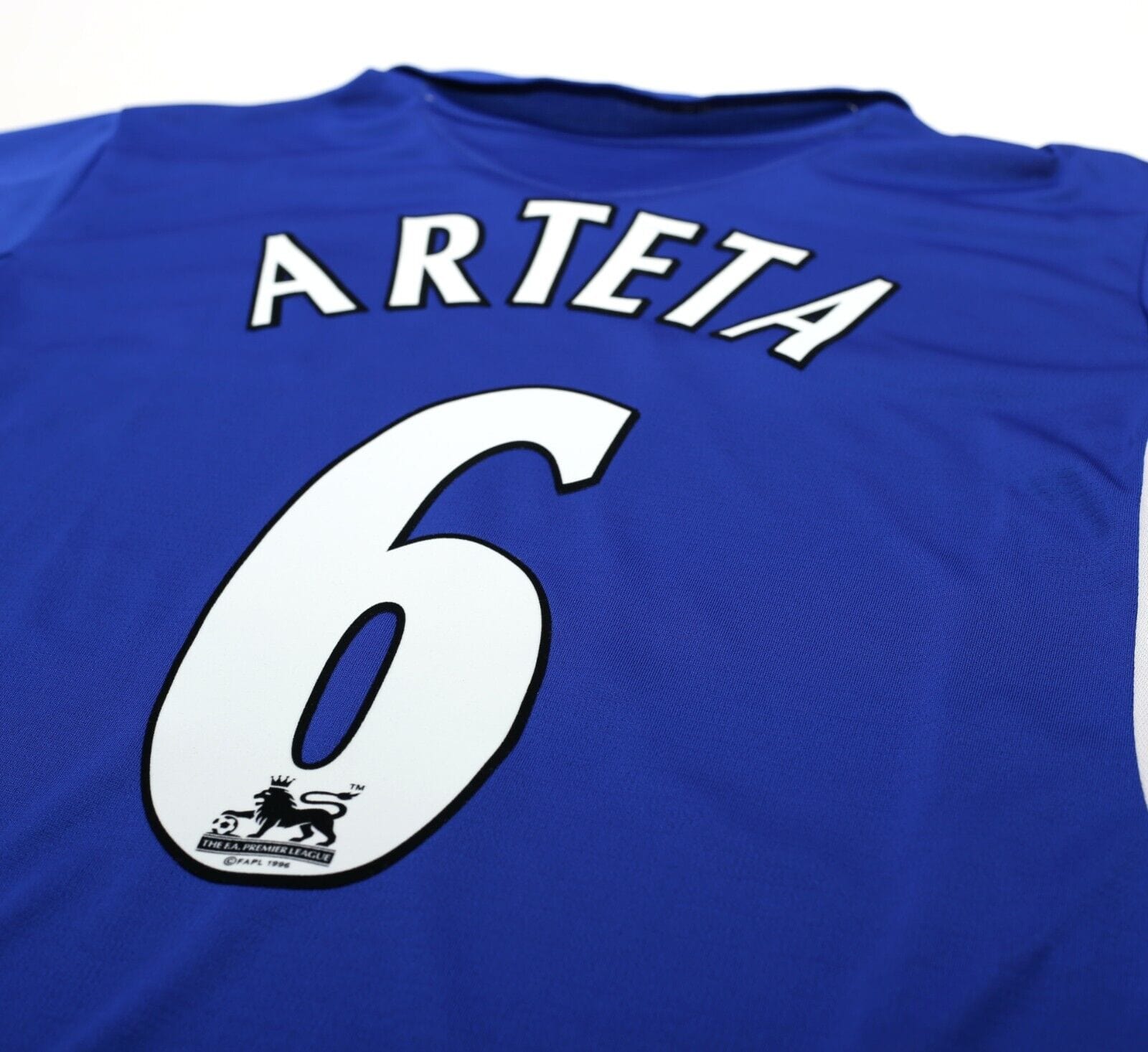2005/06 ARTETA #6 Everton Vintage Umbro Home Football Shirt Jersey (M)