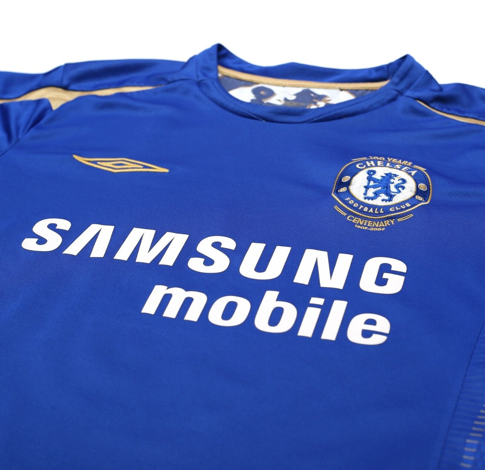 2005/06 CRESPO #9 Chelsea Vintage Umbro UCL Home Football Shirt Jersey (M)