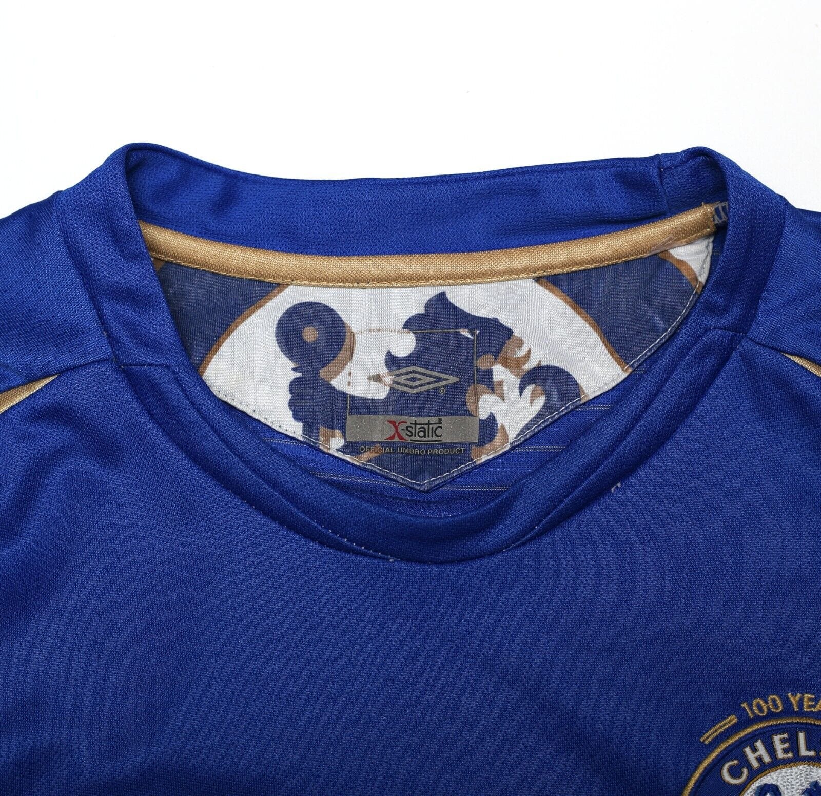 2005/06 CRESPO #9 Chelsea Vintage Umbro UCL Home Football Shirt Jersey (M)