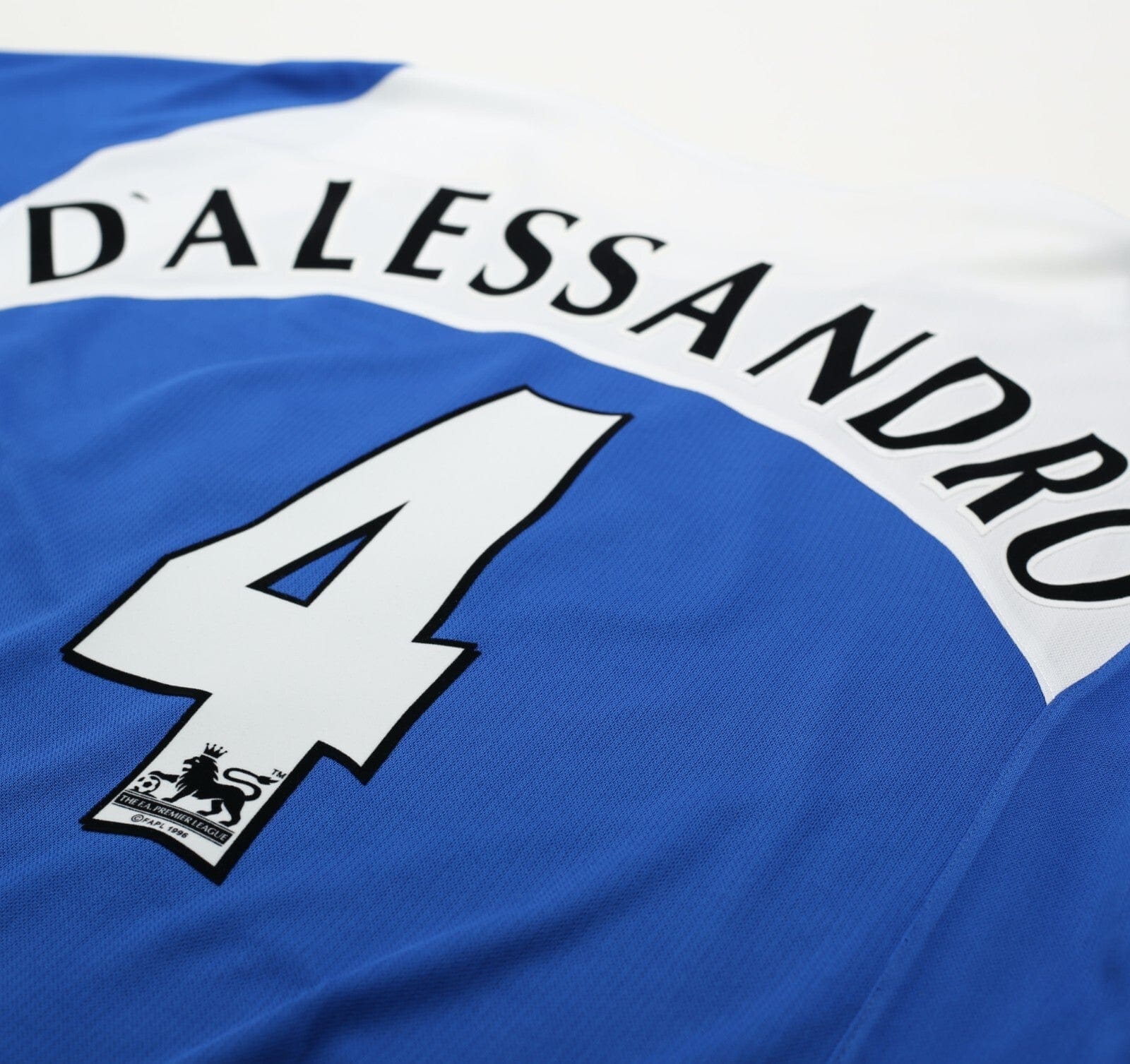 2005/06 D'ALESSANDRO #4 Portsmouth Vintage Jako Home Football Shirt (L)