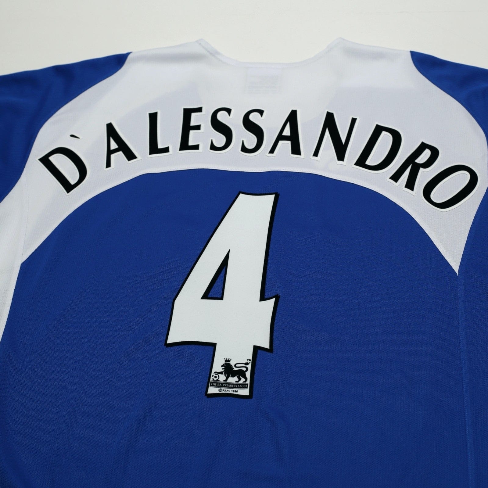 2005/06 D'Alessandro #4 Portsmouth Vintage Jako Home Football Shirt (XL)