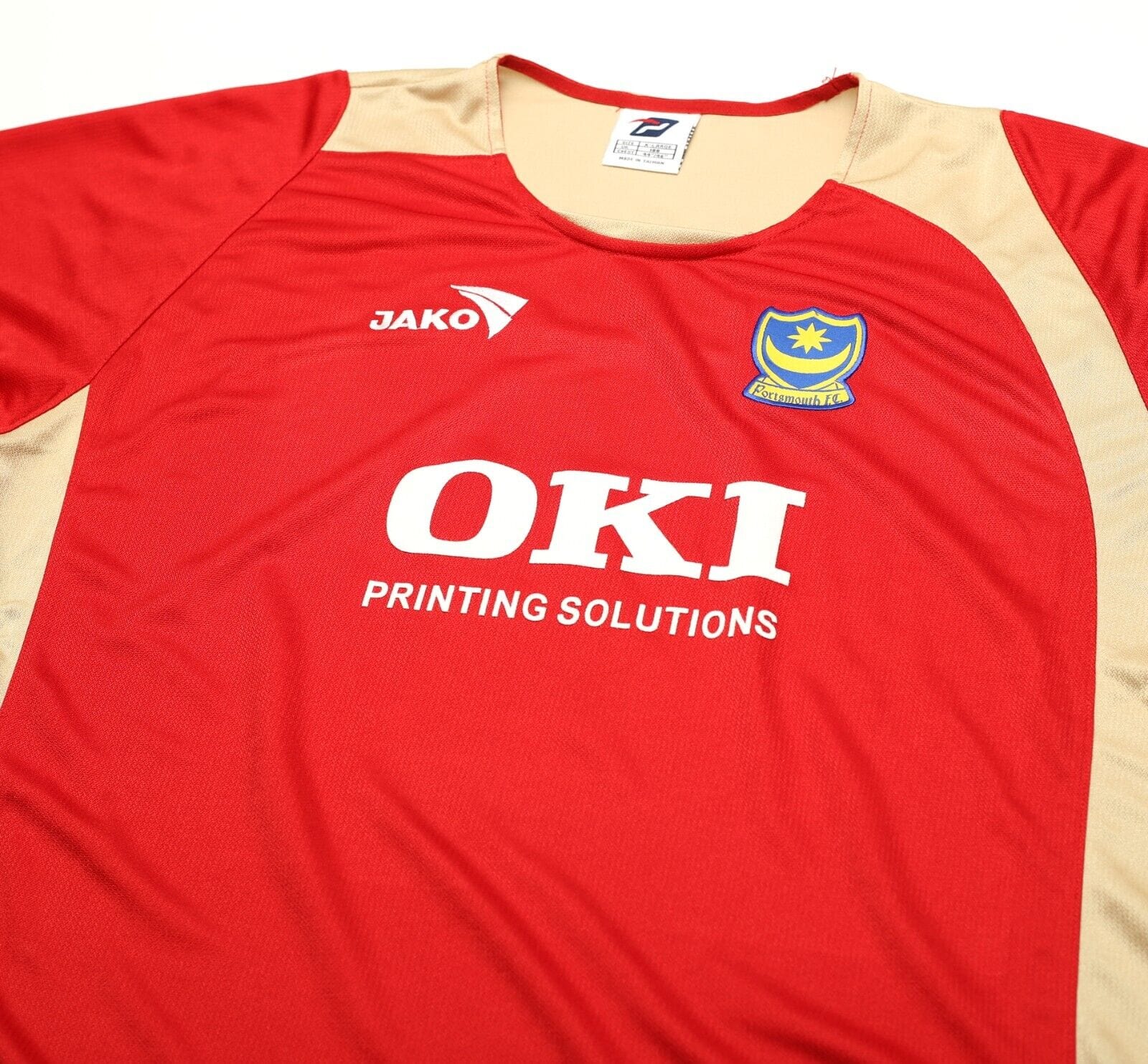 2005/06 D'ALESSANDRO #4 Portsmouth Vintage Jako LS Away Football Shirt (XL)